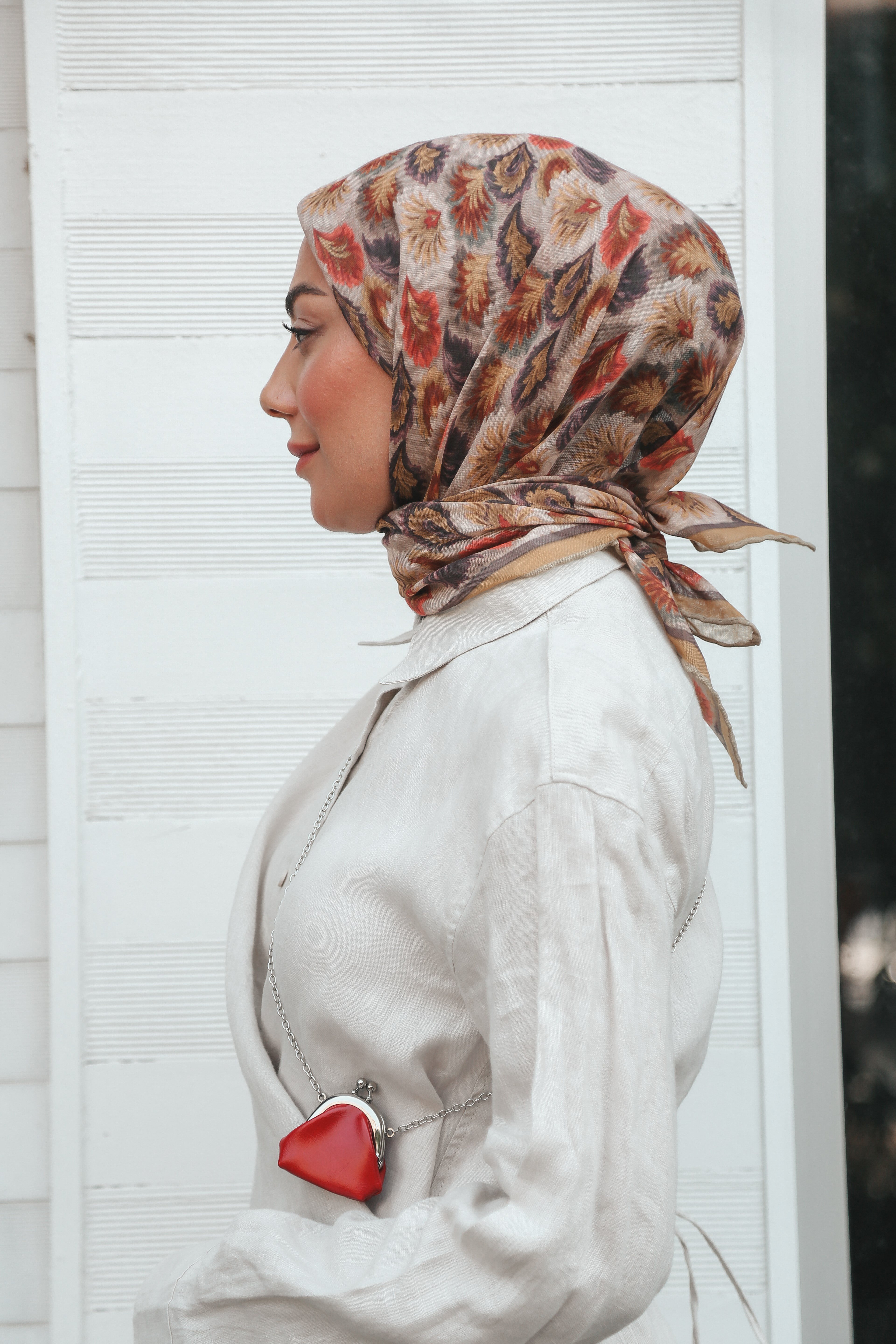 Locella Soft Pamuk Eşarp Hardal