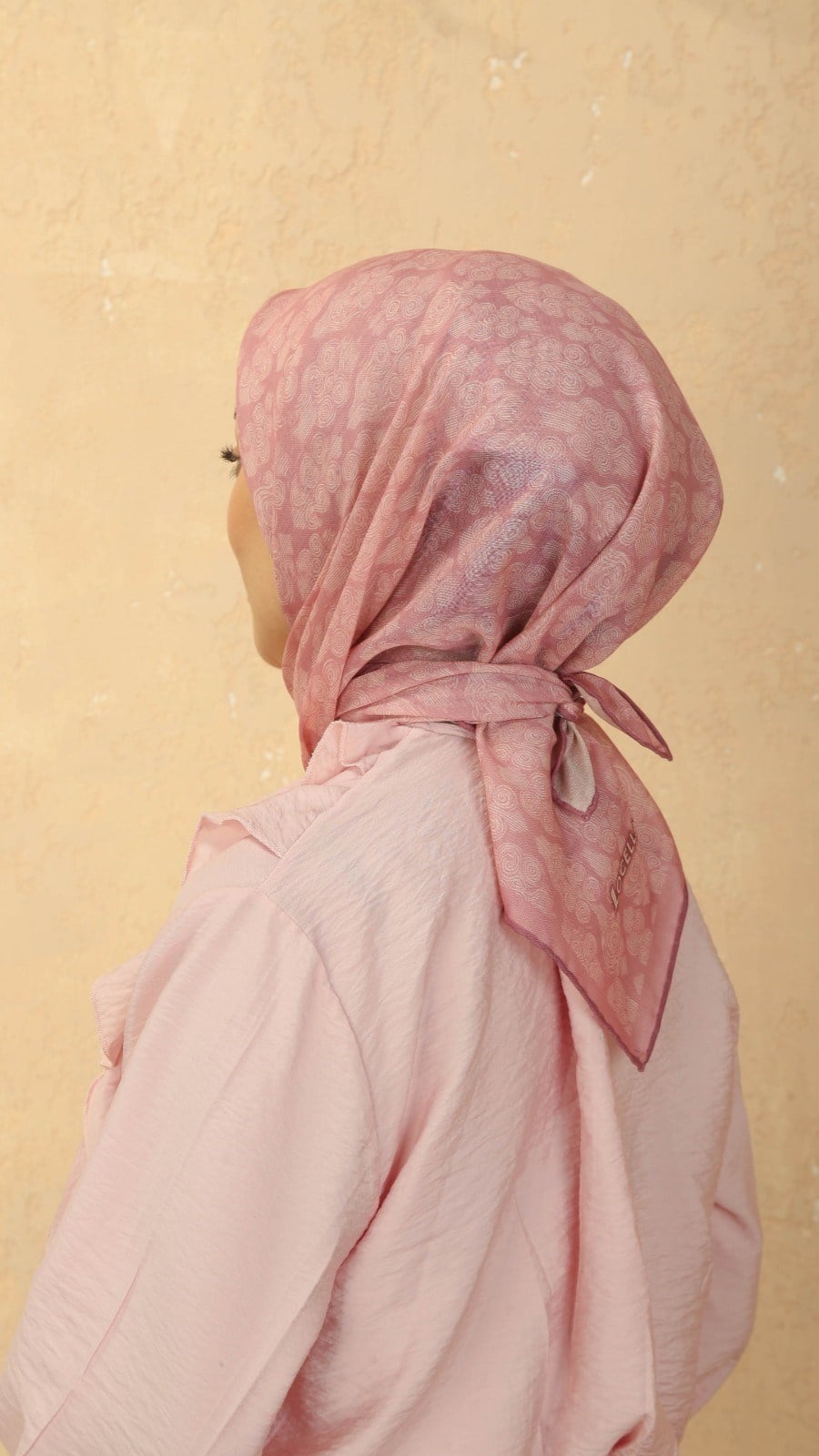 Locella Soft Pamuk Eşarp Pembe