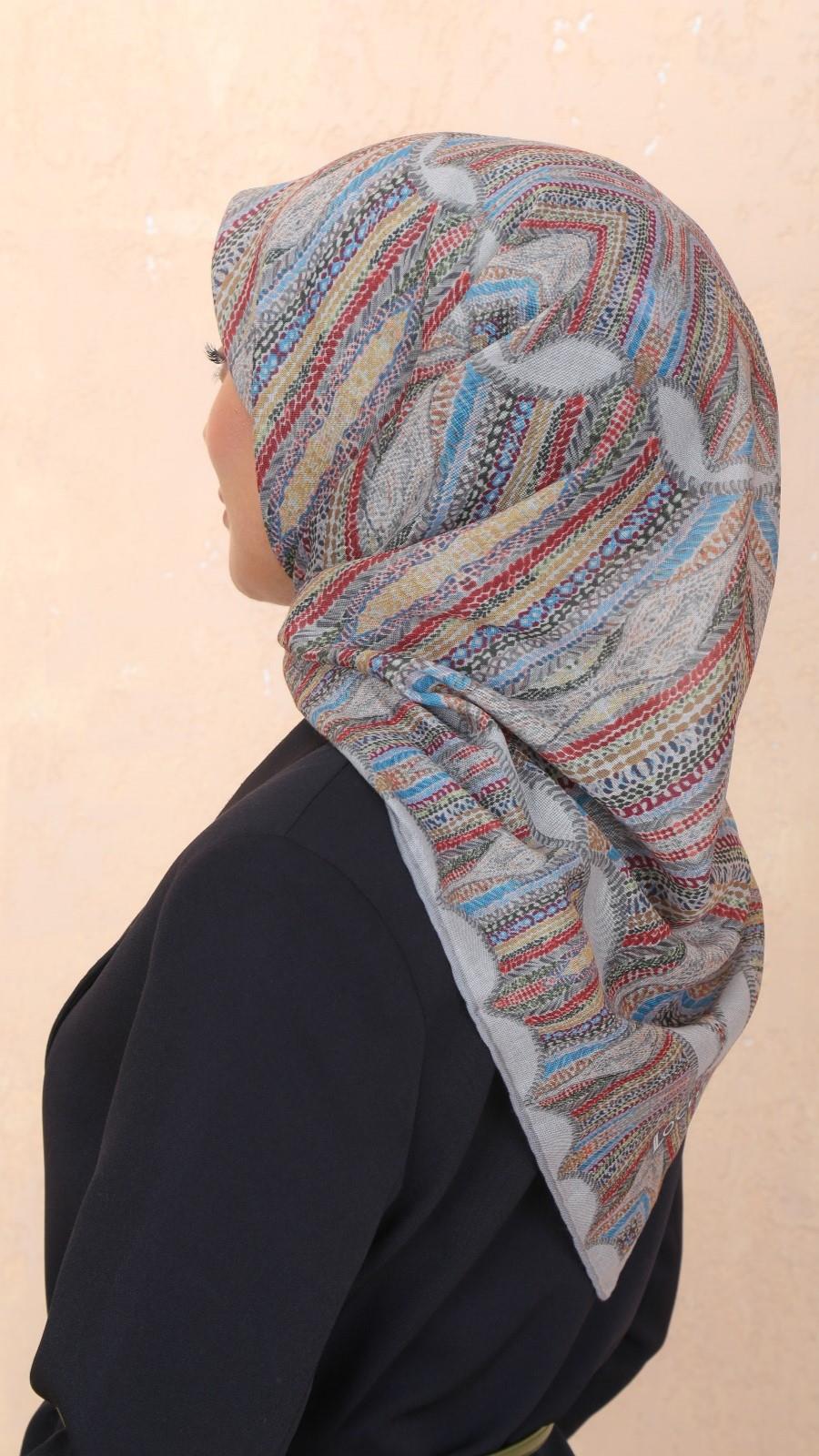 Locella Soft Pamuk Eşarp Bej-3