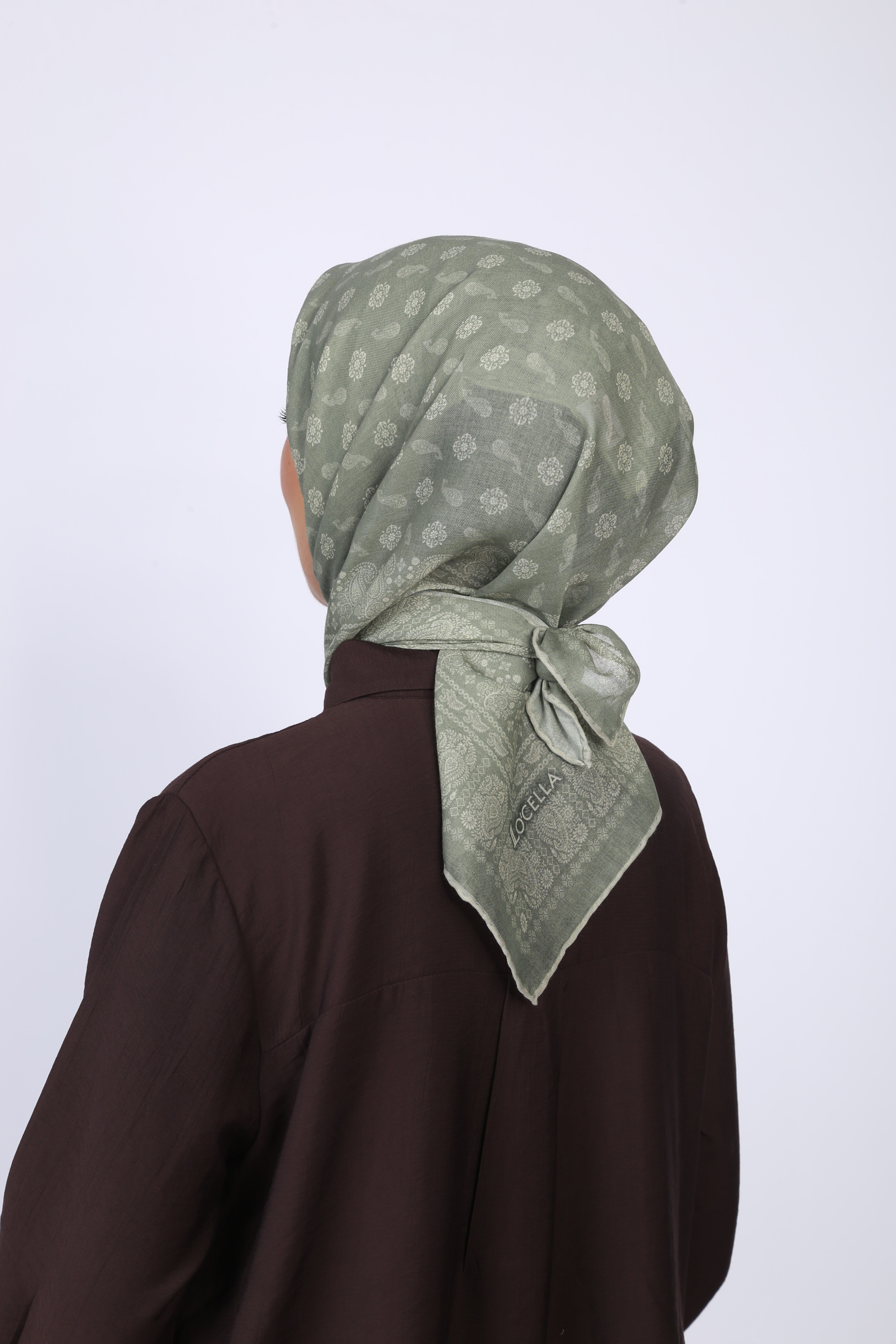 Locella Soft Pamuk Eşarp Ihlamur Yeşili