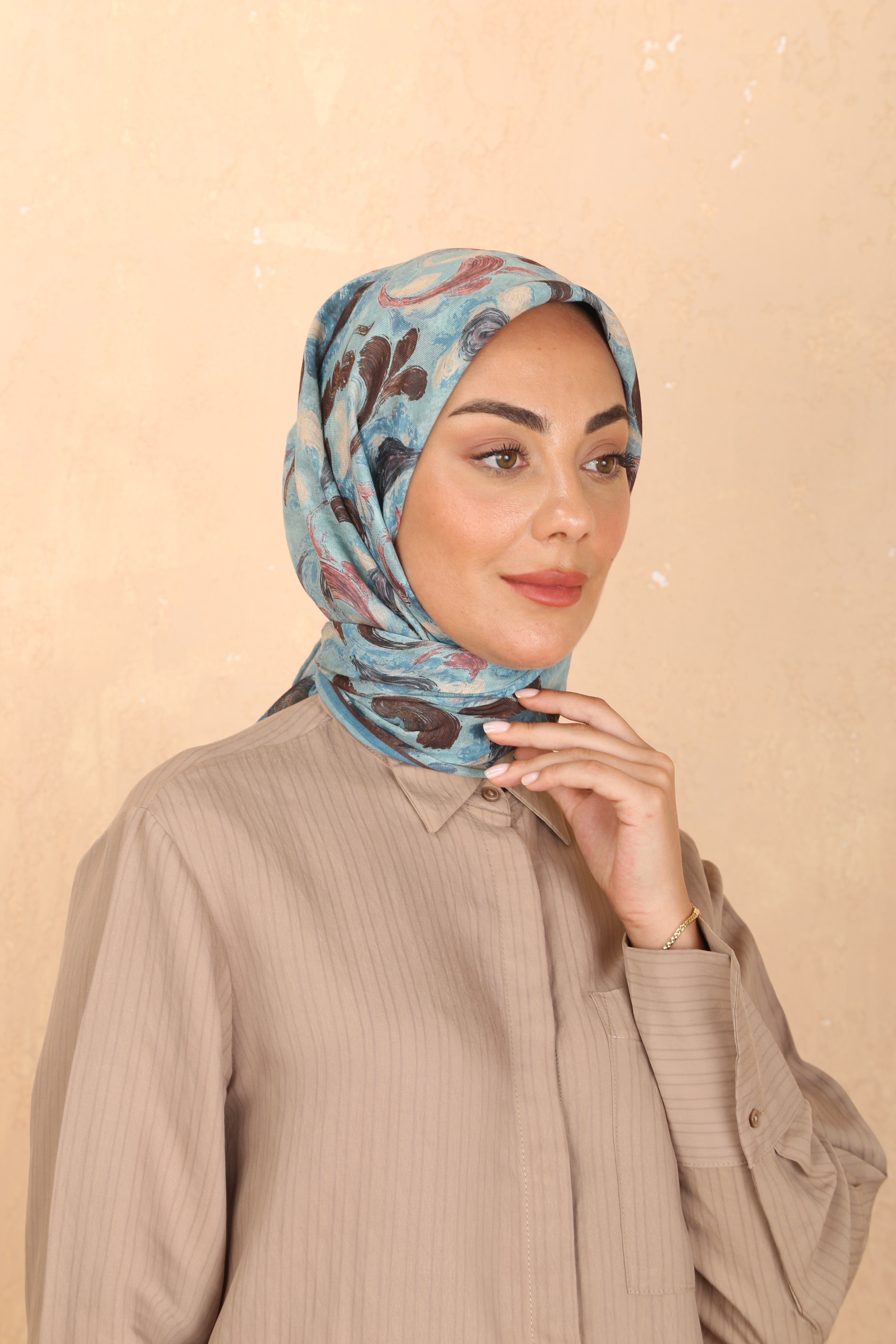 Locella Soft Pamuk Eşarp Mint Yeşili