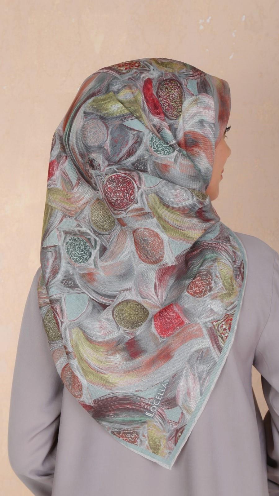 Locella Soft Pamuk Eşarp Mint Yeşil-1