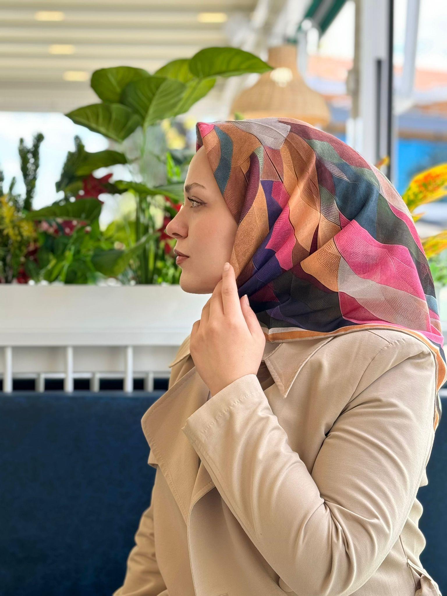 Locella Soft Pamuk Eşarp-1192-1-Füme