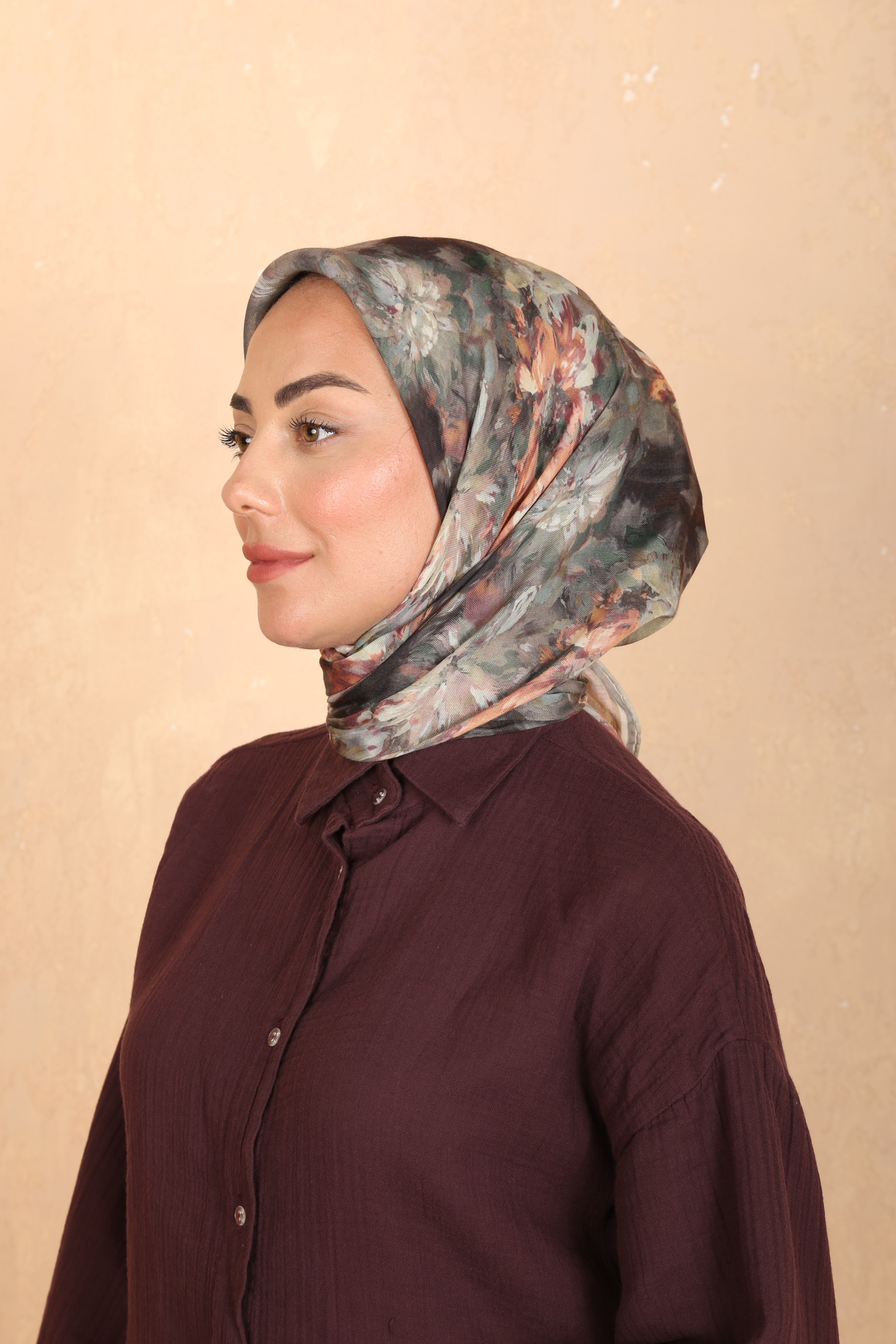 Locella Soft Pamuk Eşarp-Ihlamur Yeşili