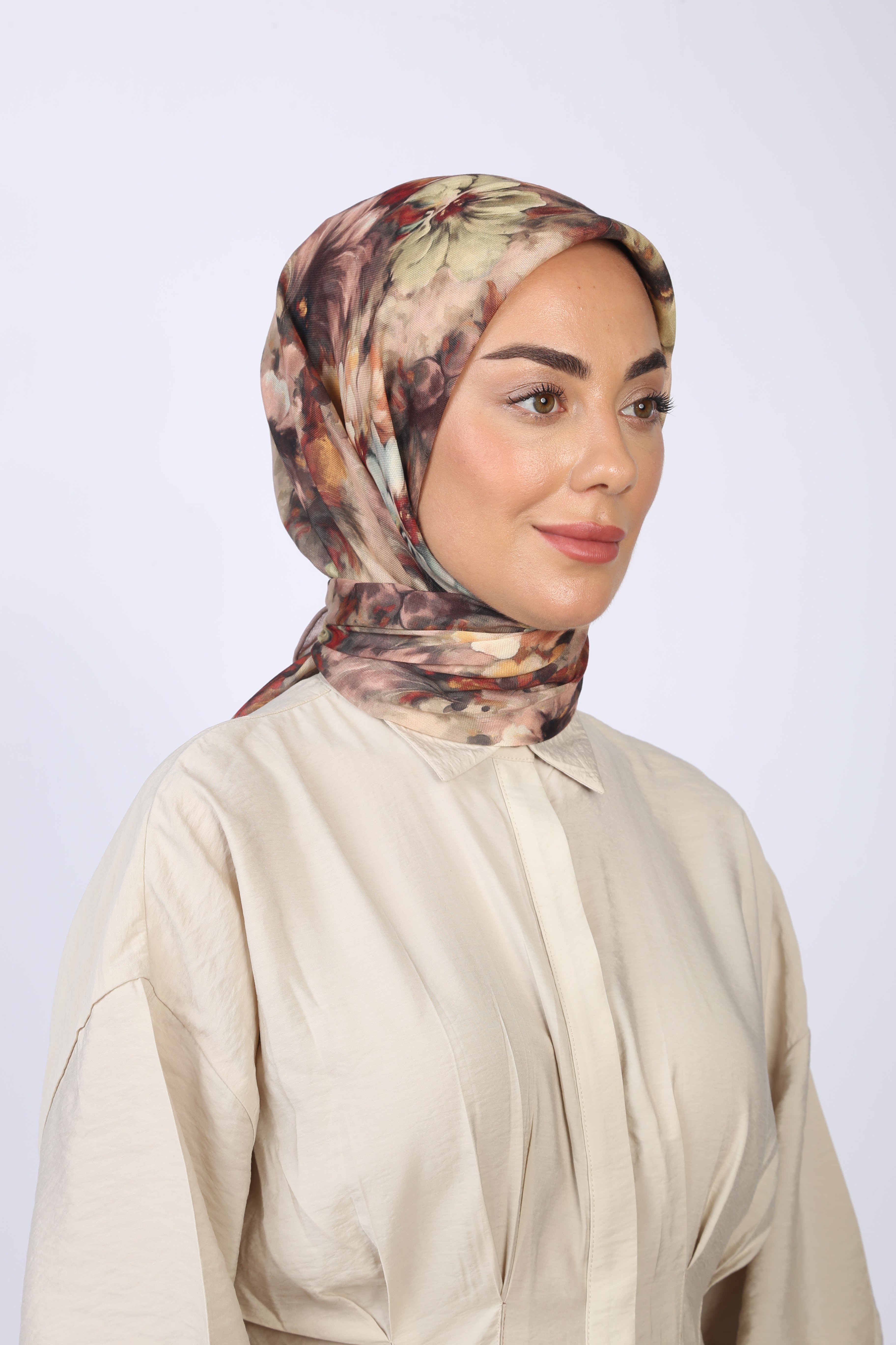 Locella Soft Pamuk Eşarp Kiremit