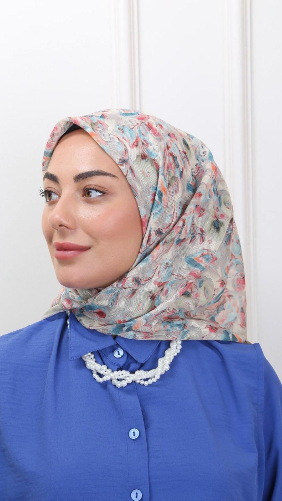 Locella Soft Pamuk Eşarp Yeşil-6