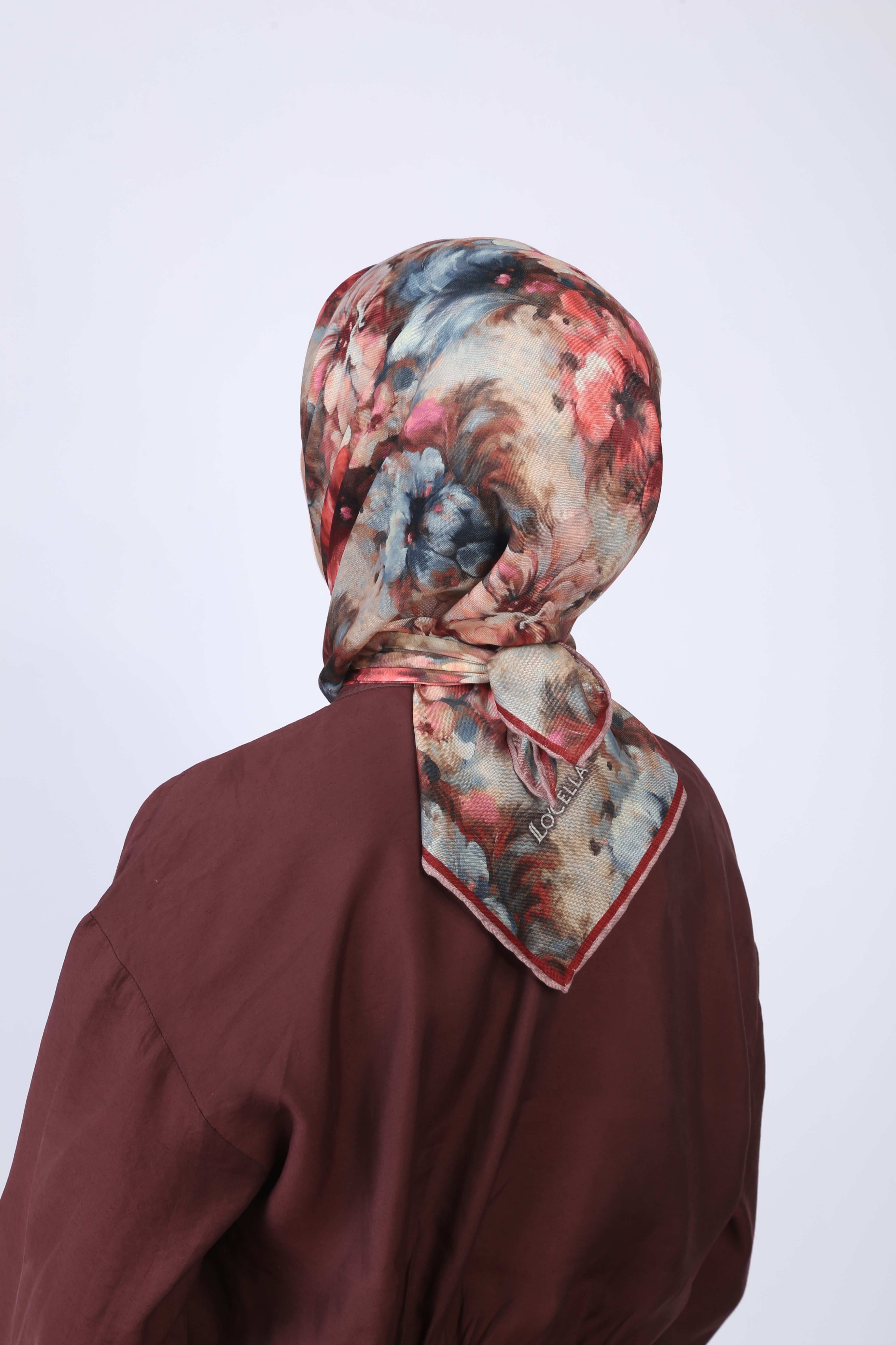 Locella Soft Pamuk Eşarp Kırmızı