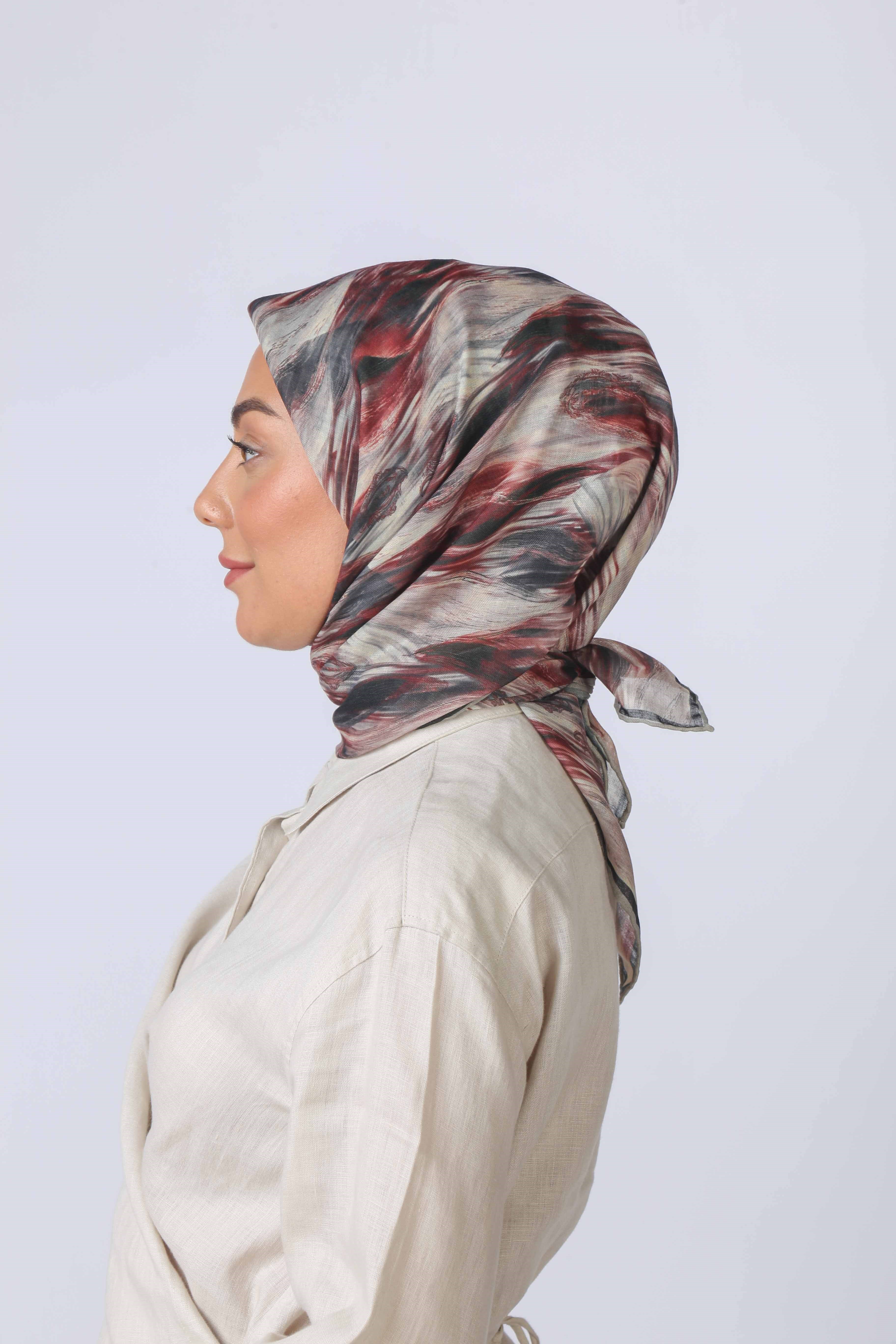 Locella Soft Pamuk Eşarp Kırmızı