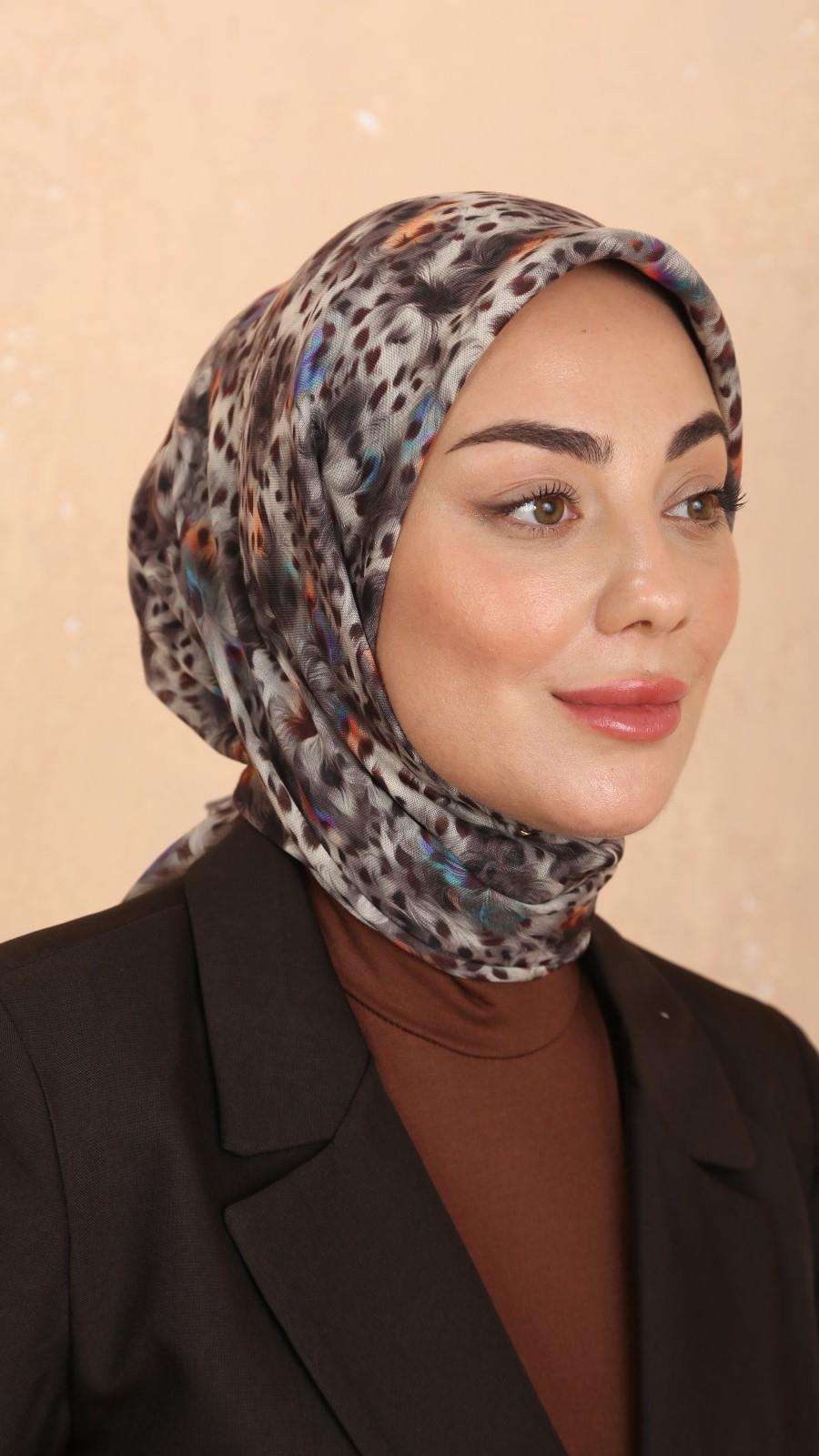 Locella Soft Pamuk Eşarp Çok Renkli-9