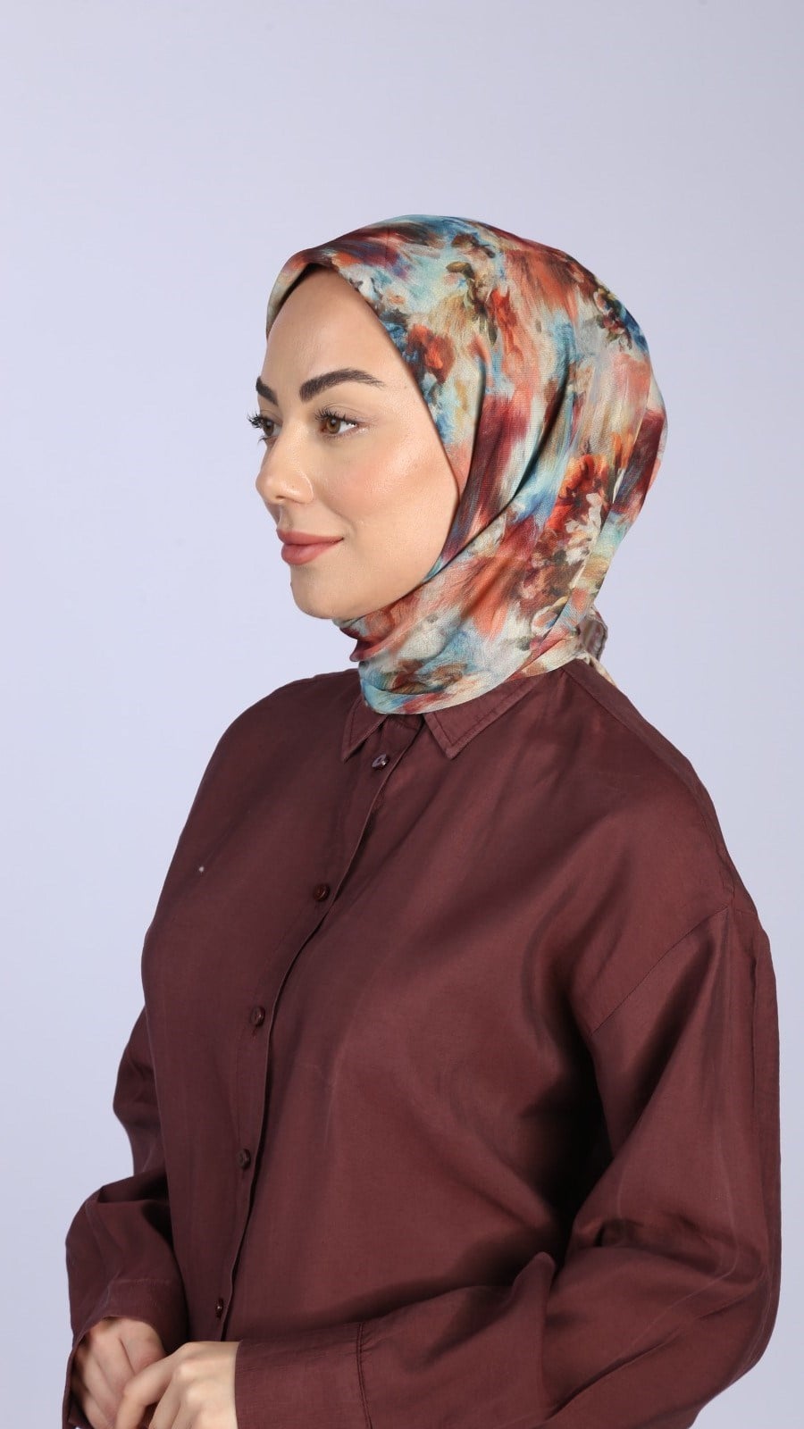Locella Soft Pamuk Eşarp Turuncu
