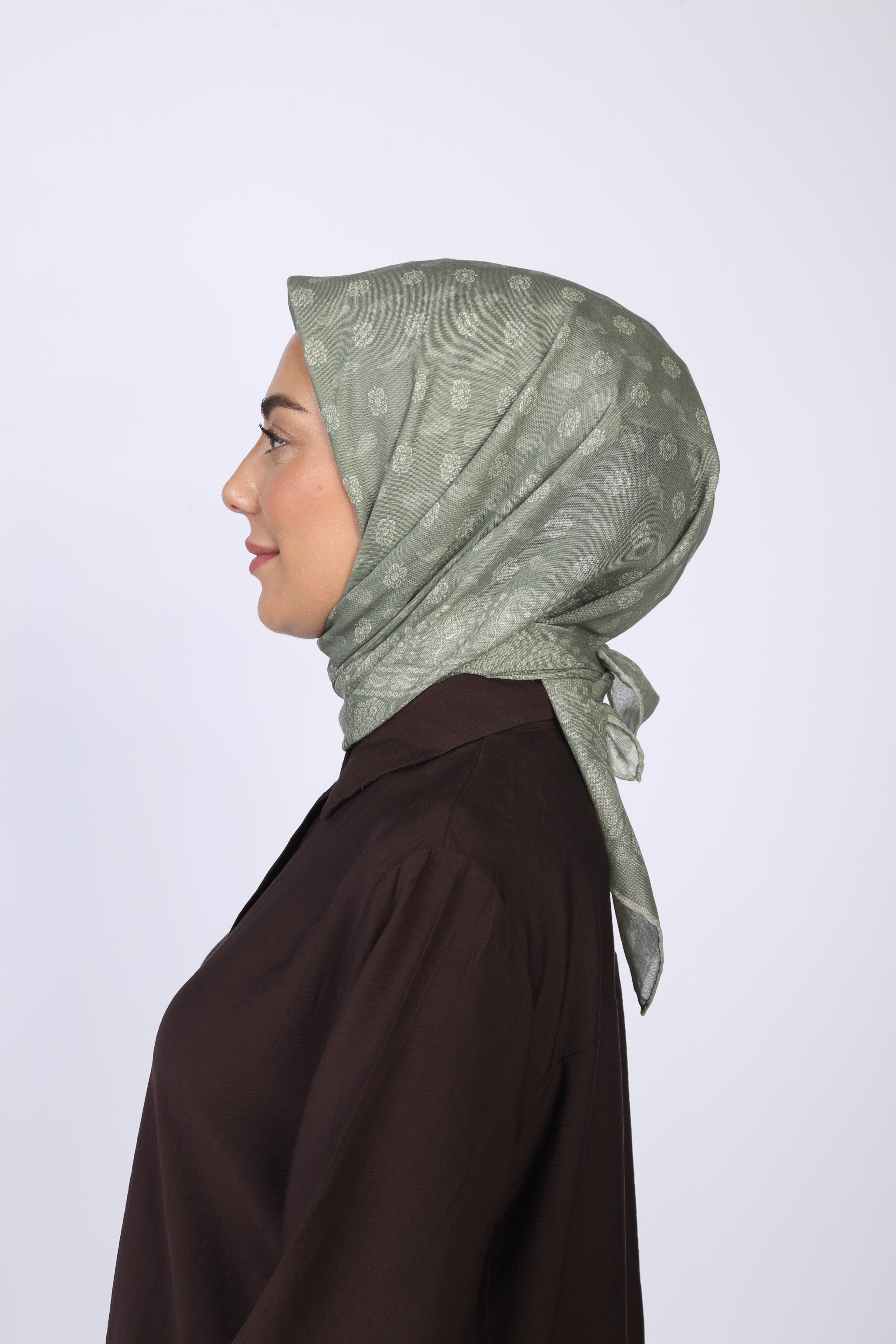 Locella Soft Pamuk Eşarp Ihlamur Yeşili