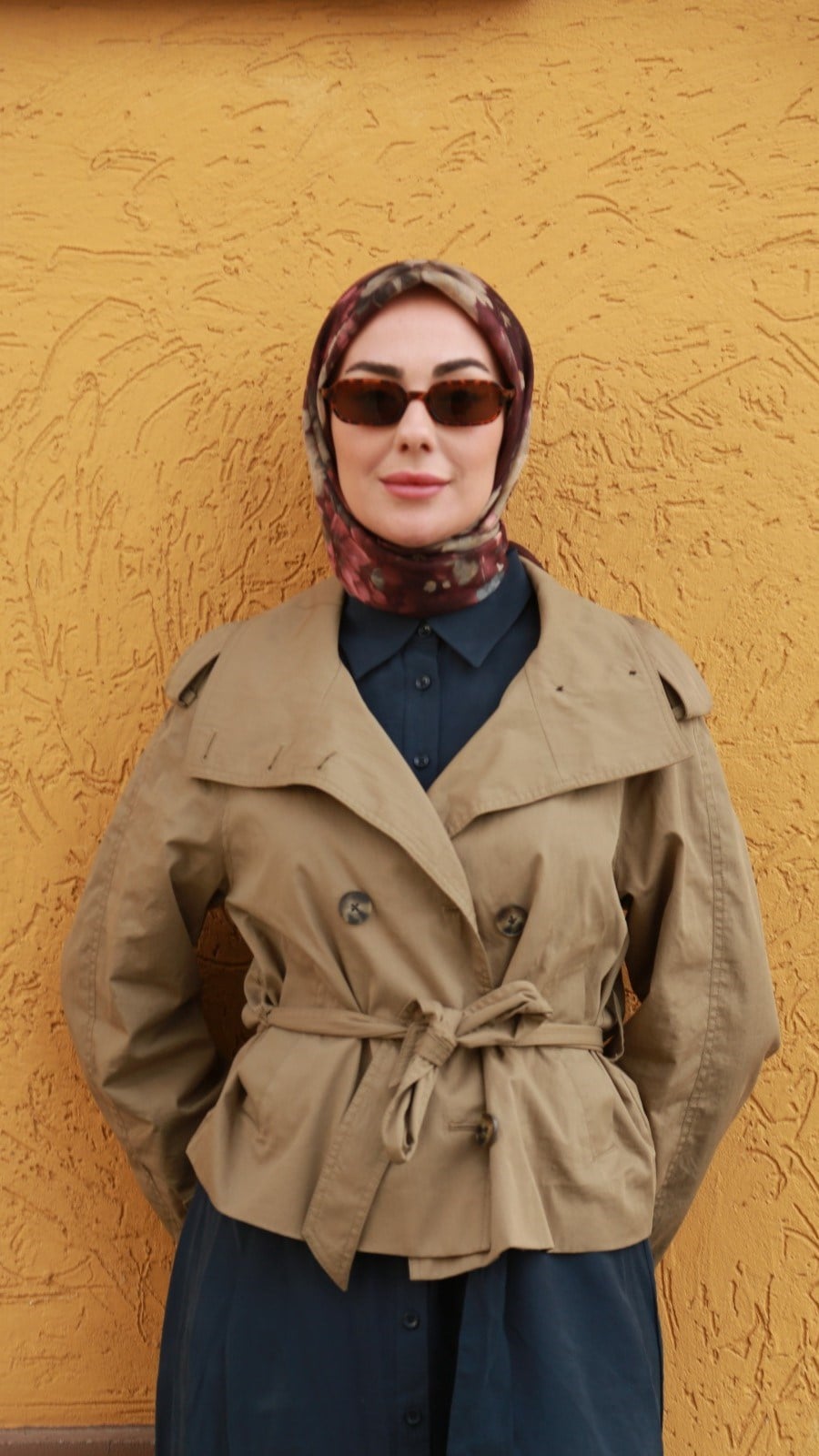 Locella Soft Pamuk Eşarp Bordo