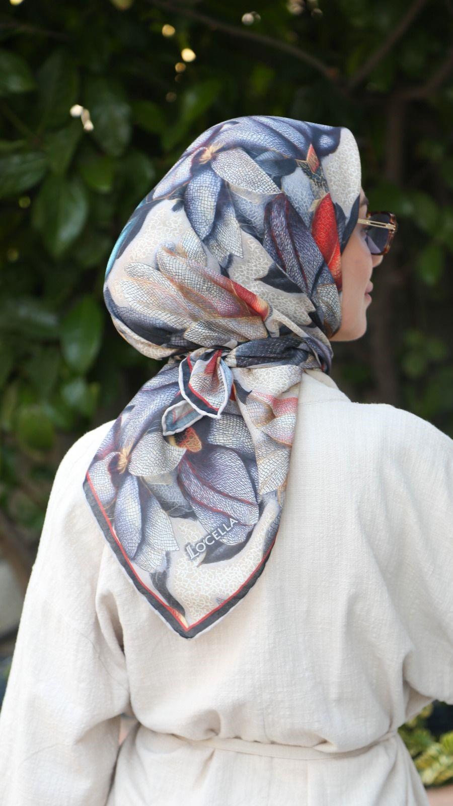 Locella Soft Pamuk Eşarp Siyah-10