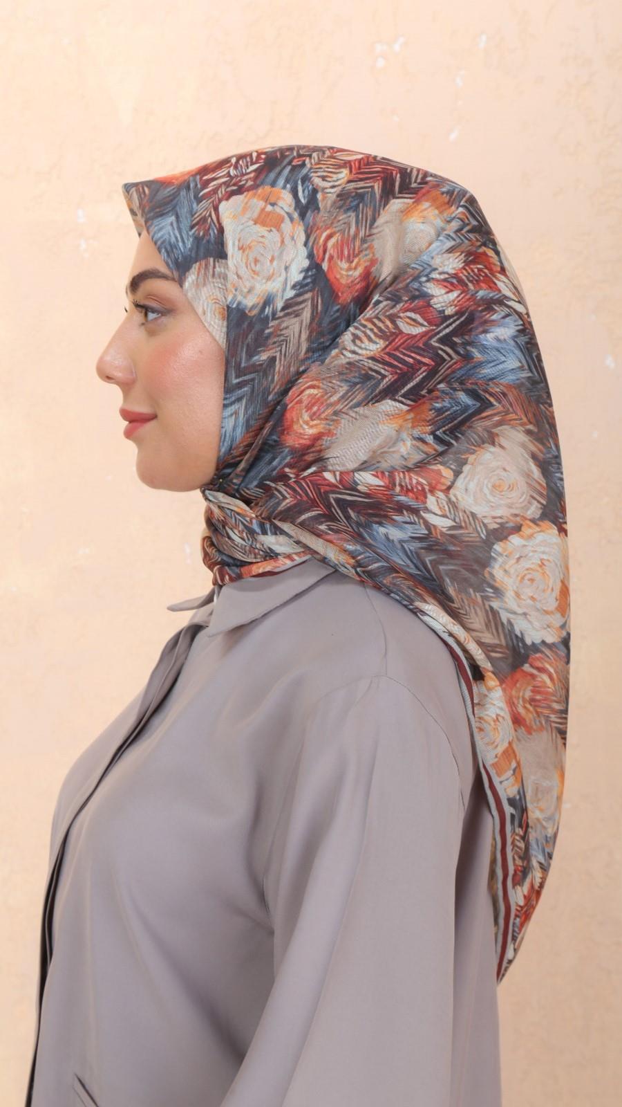 Locella Soft Pamuk Eşarp Turuncu-3