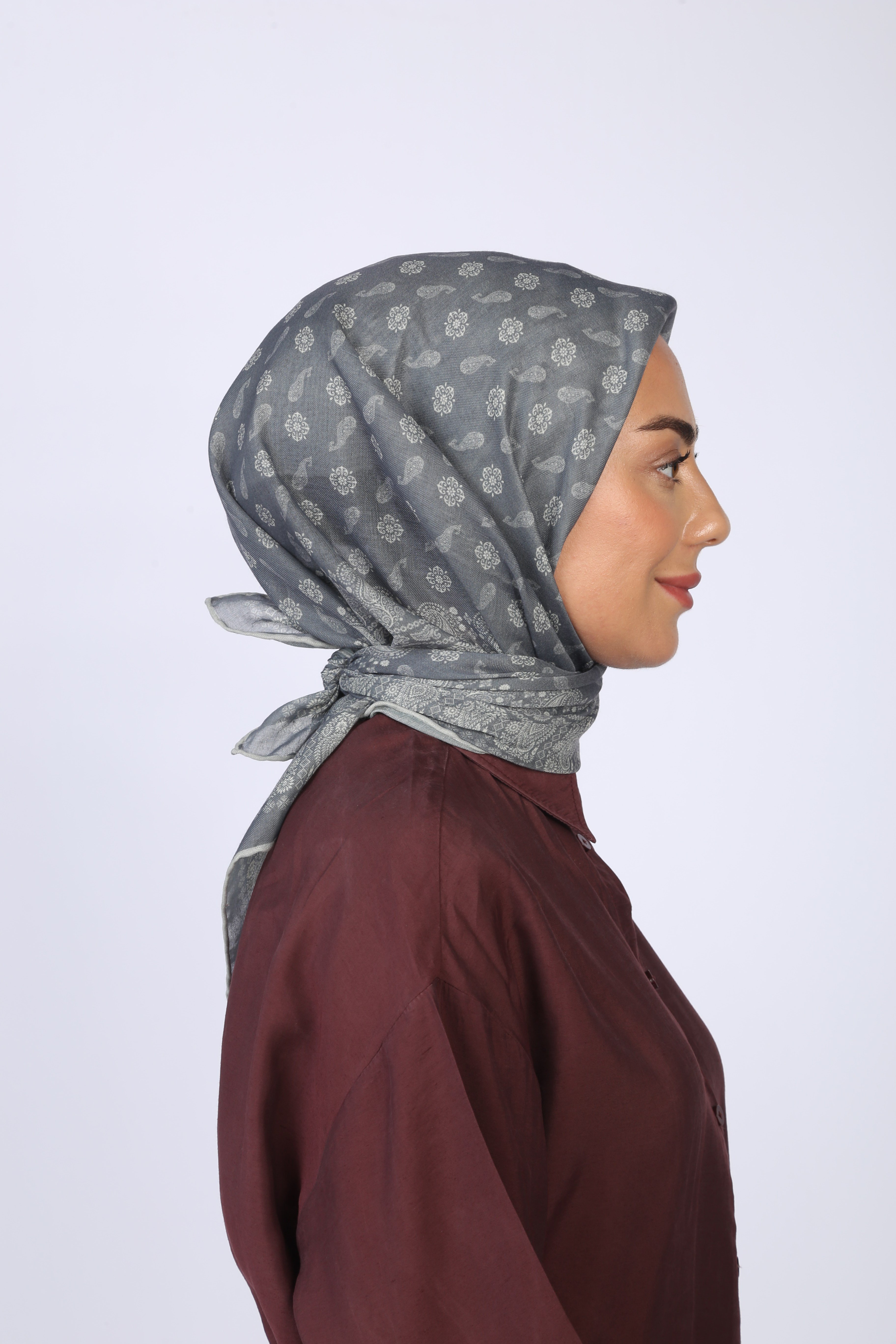 Locella Soft Pamuk Eşarp Antrasit