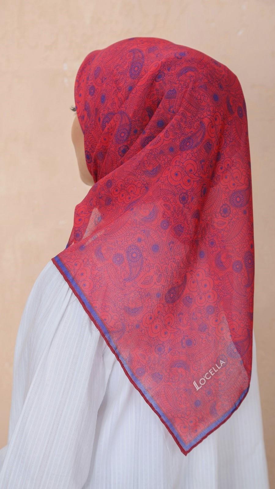 Locella Soft Pamuk Eşarp Fuşya-21