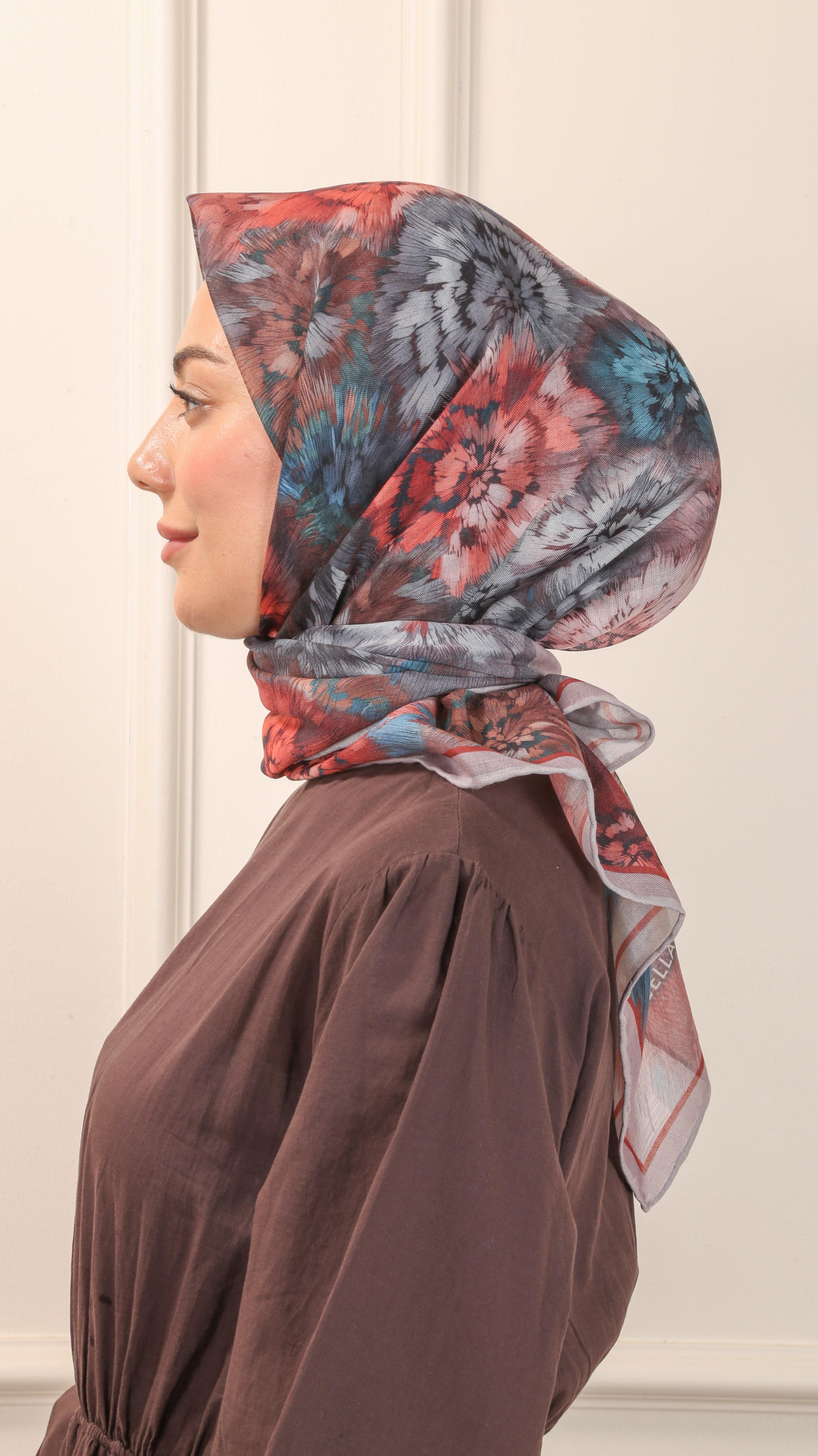 Locella Soft Pamuk Eşarp Vizon-2