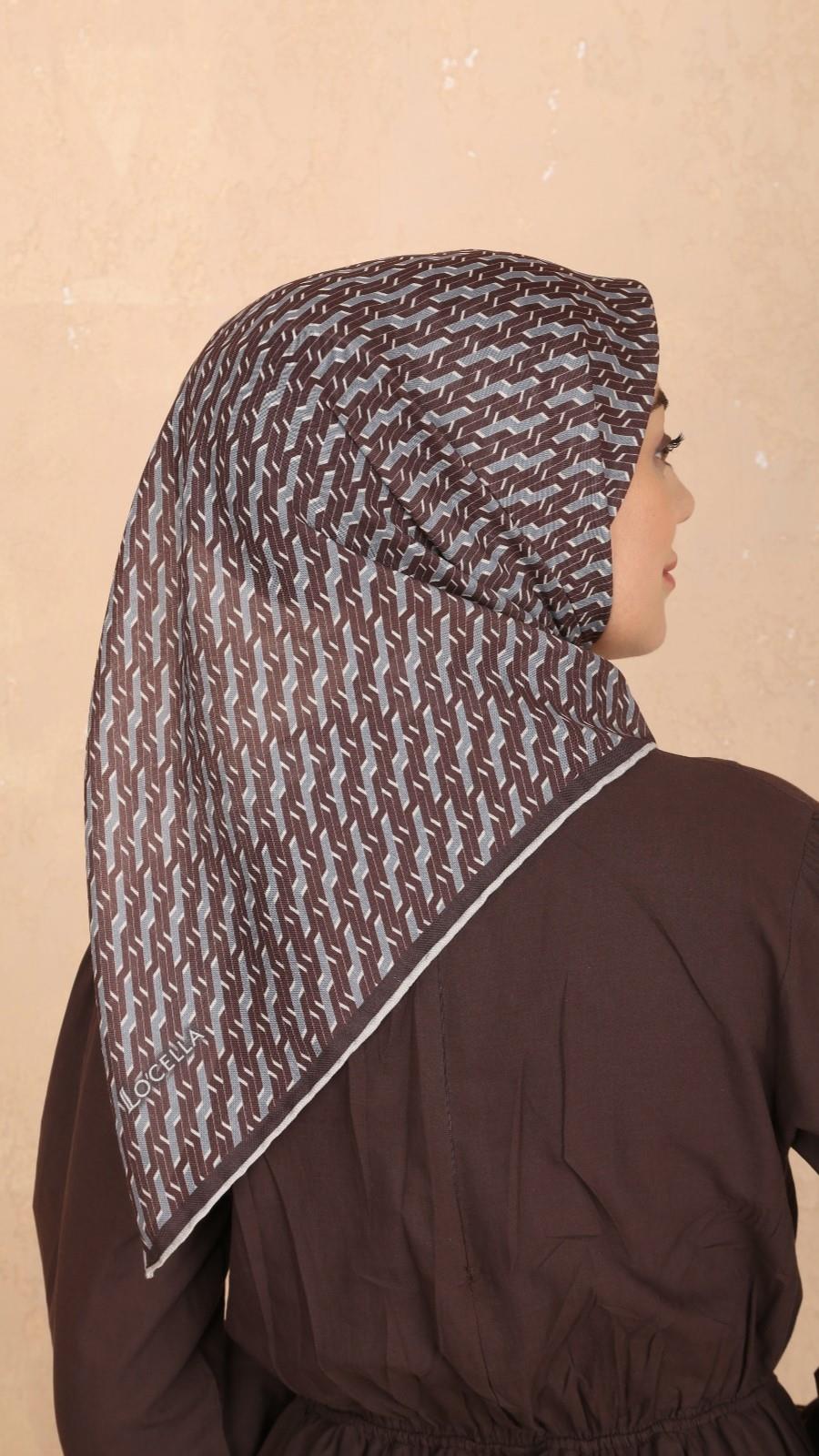 Locella Soft Pamuk Eşarp Acı Kahve-3