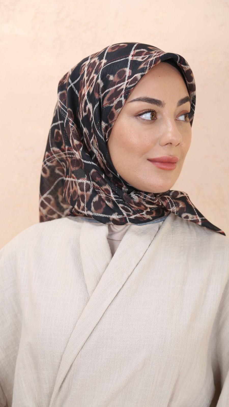 Locella Soft Pamuk Eşarp Acı Kahve-2