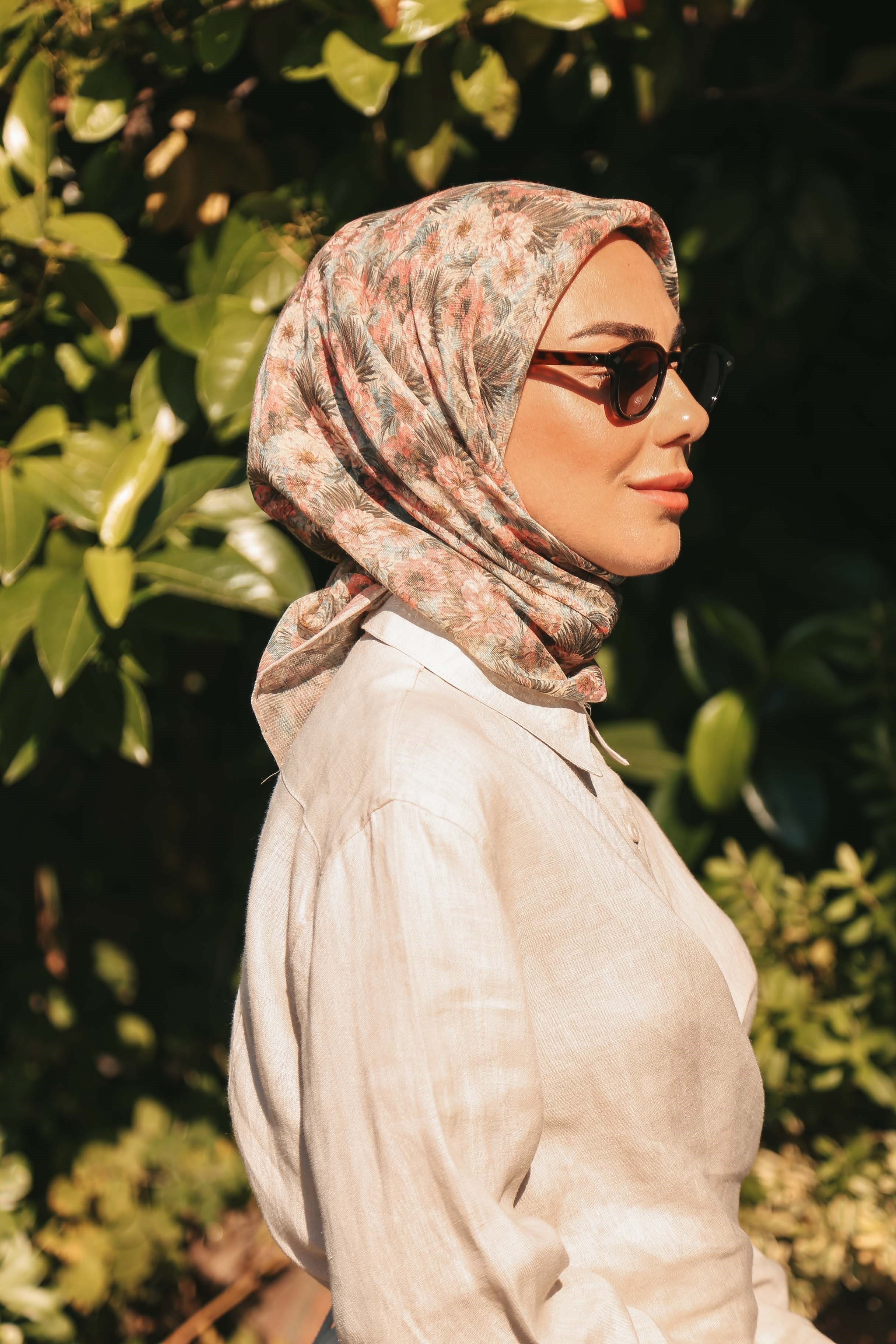 Locella Soft Pamuk Eşarp Pembe