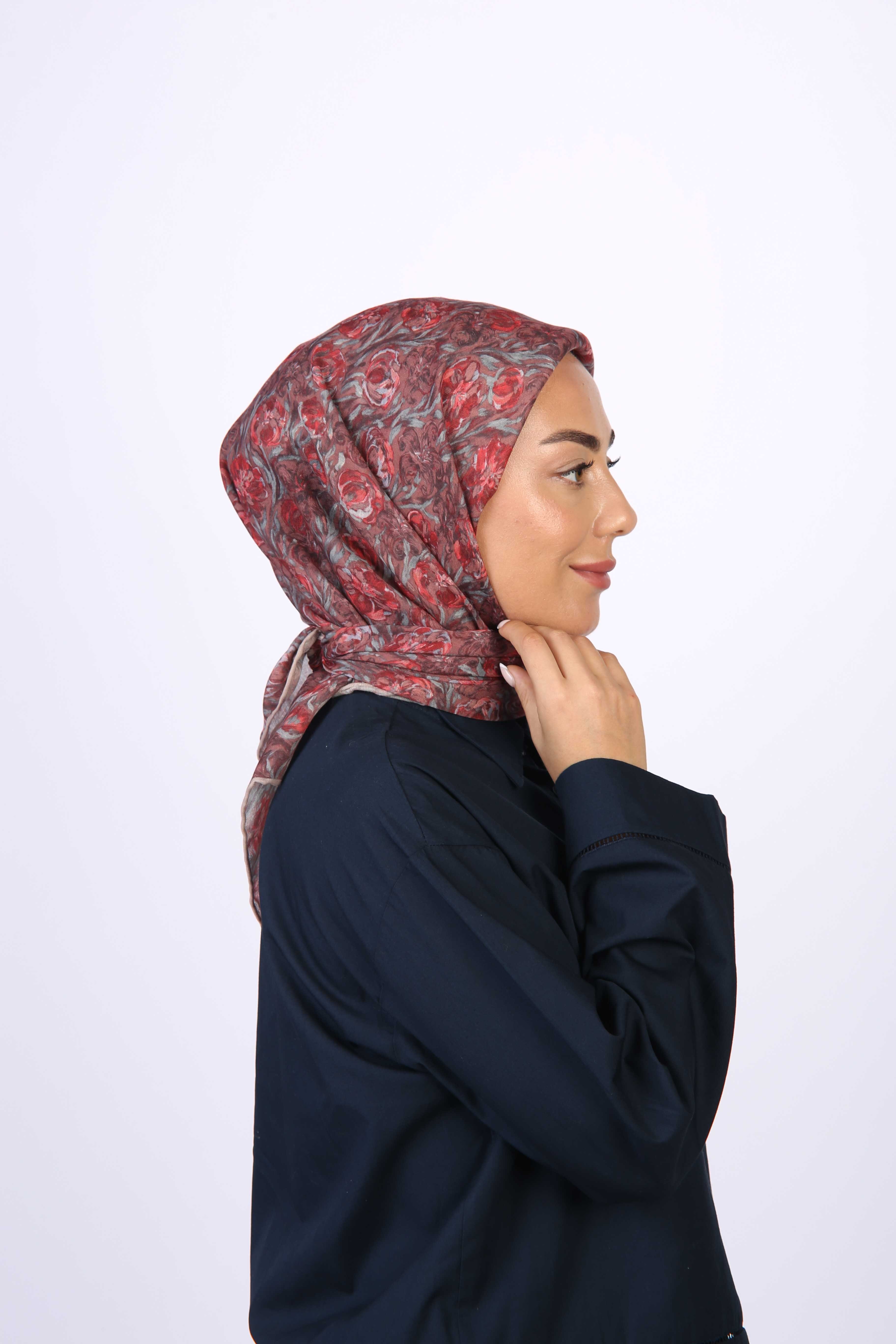 Locella Soft Pamuk Eşarp Mercan