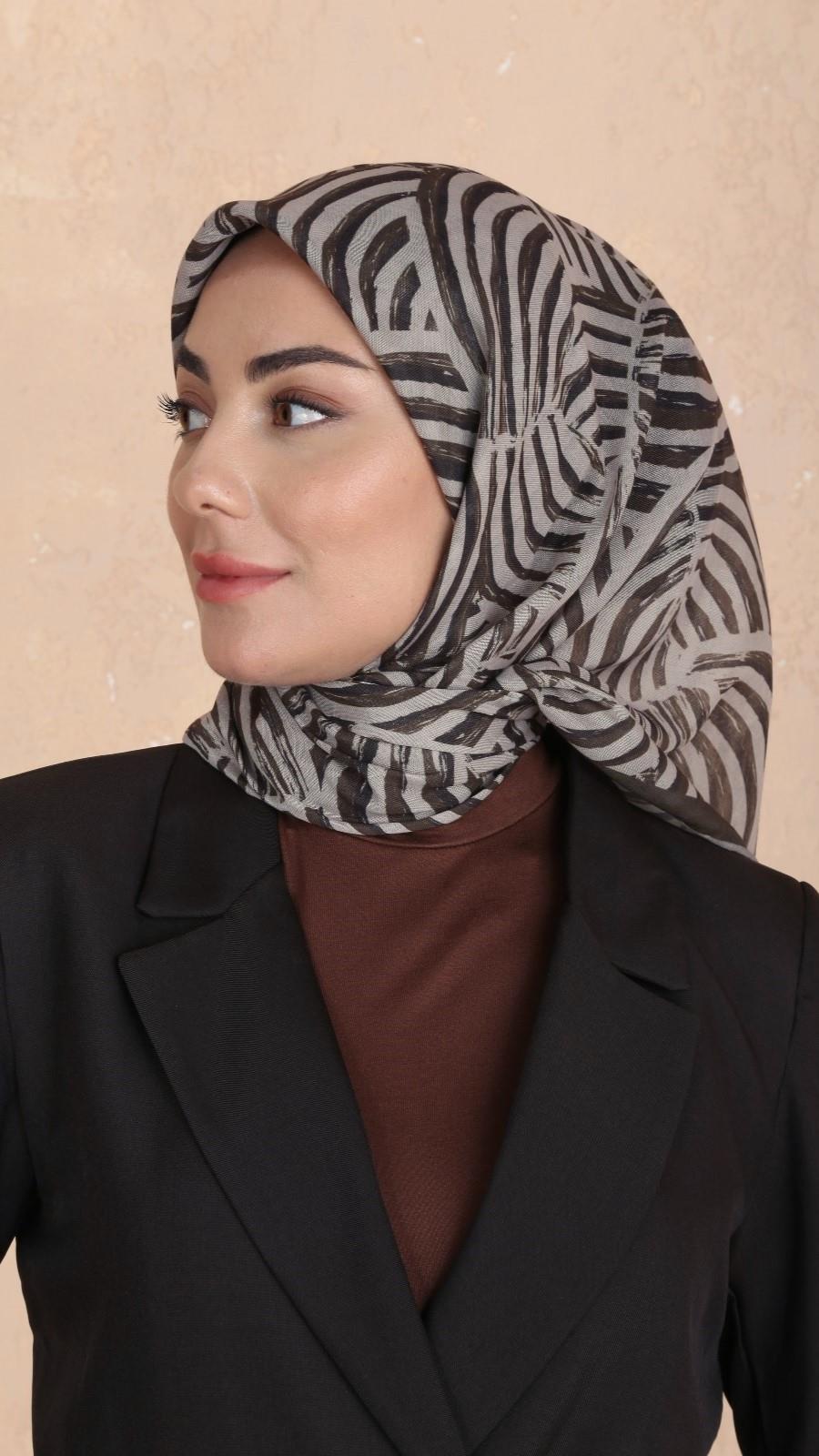 Locella Soft Pamuk Eşarp Yeşil-1