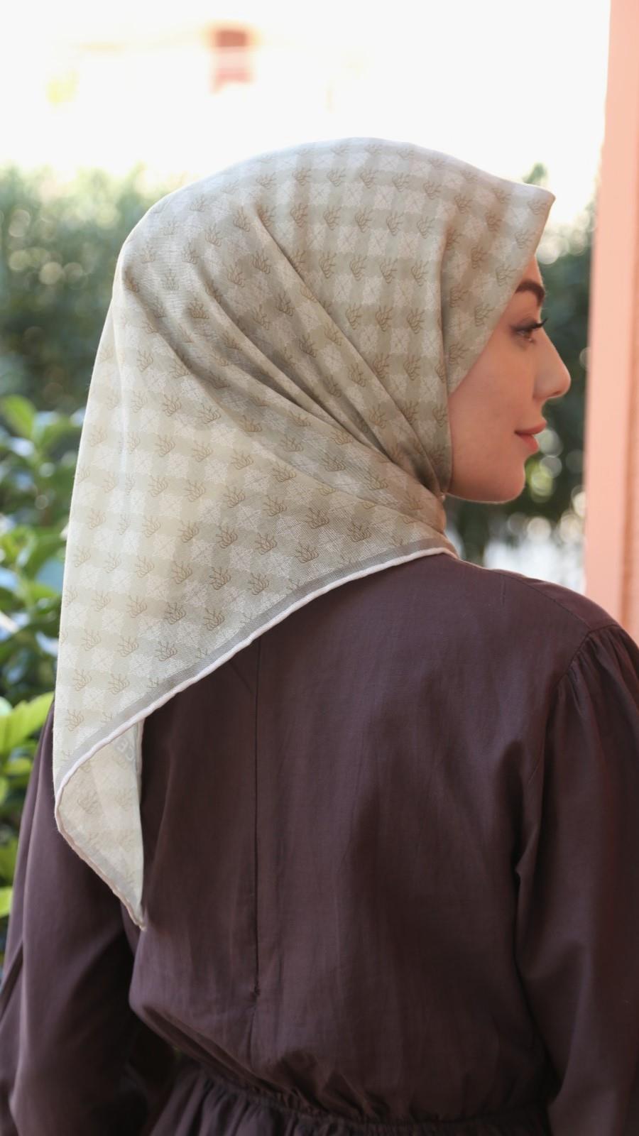 Locella Soft Pamuk Eşarp Soft Yeşil-3