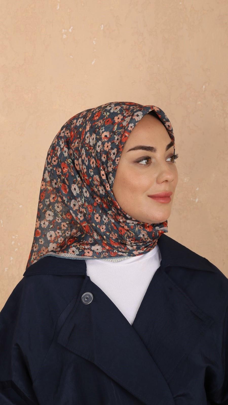 Locella Soft Pamuk Eşarp Deniz Yeşili-28