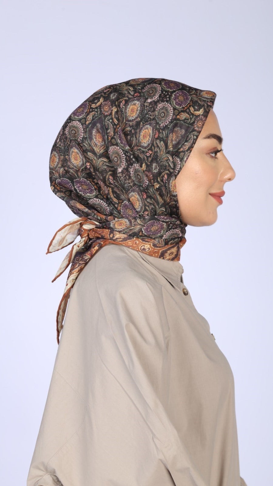 Locella Soft Pamuk Eşarp Acı Kahve
