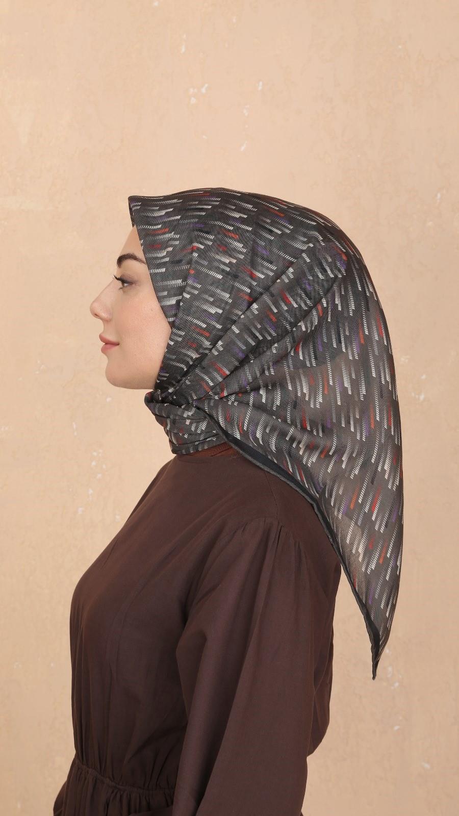 Locella Soft Pamuk Eşarp Haki Yeşil-10