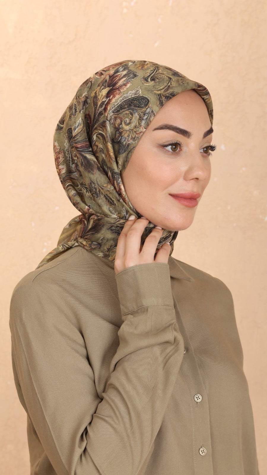 Locella Soft Pamuk Eşarp Yağ Sarısı
