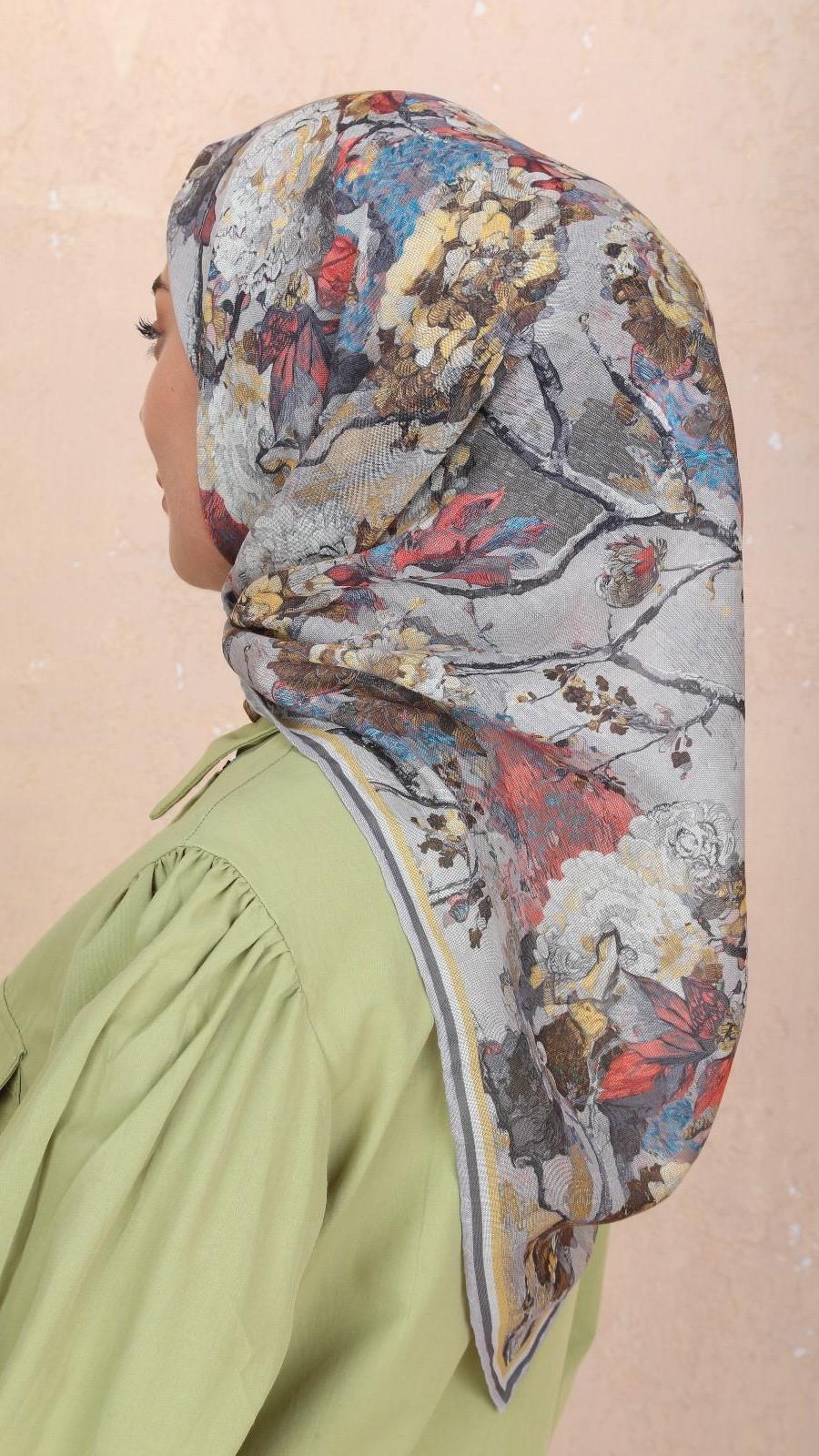 Locella Soft Pamuk Eşarp Sarı-9