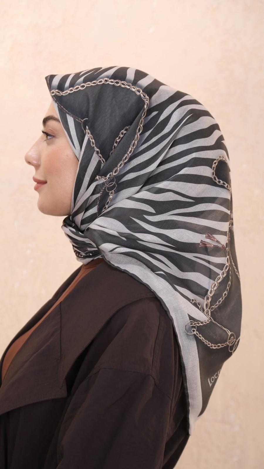 Locella Soft Pamuk Eşarp Yeşil-9