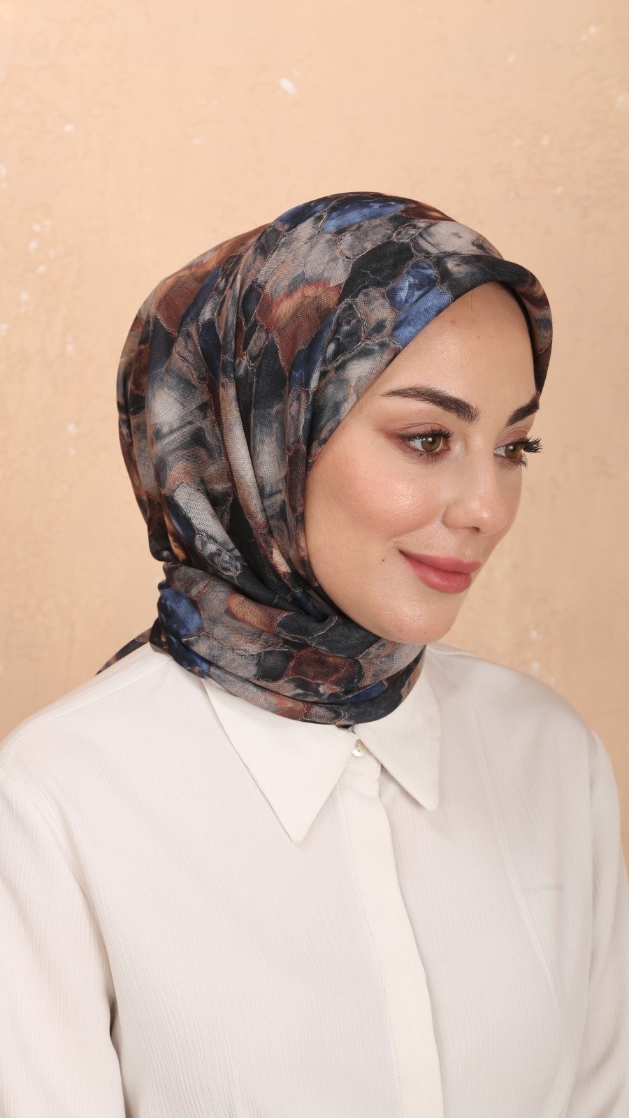 Locella Soft Pamuk Eşarp Siyah