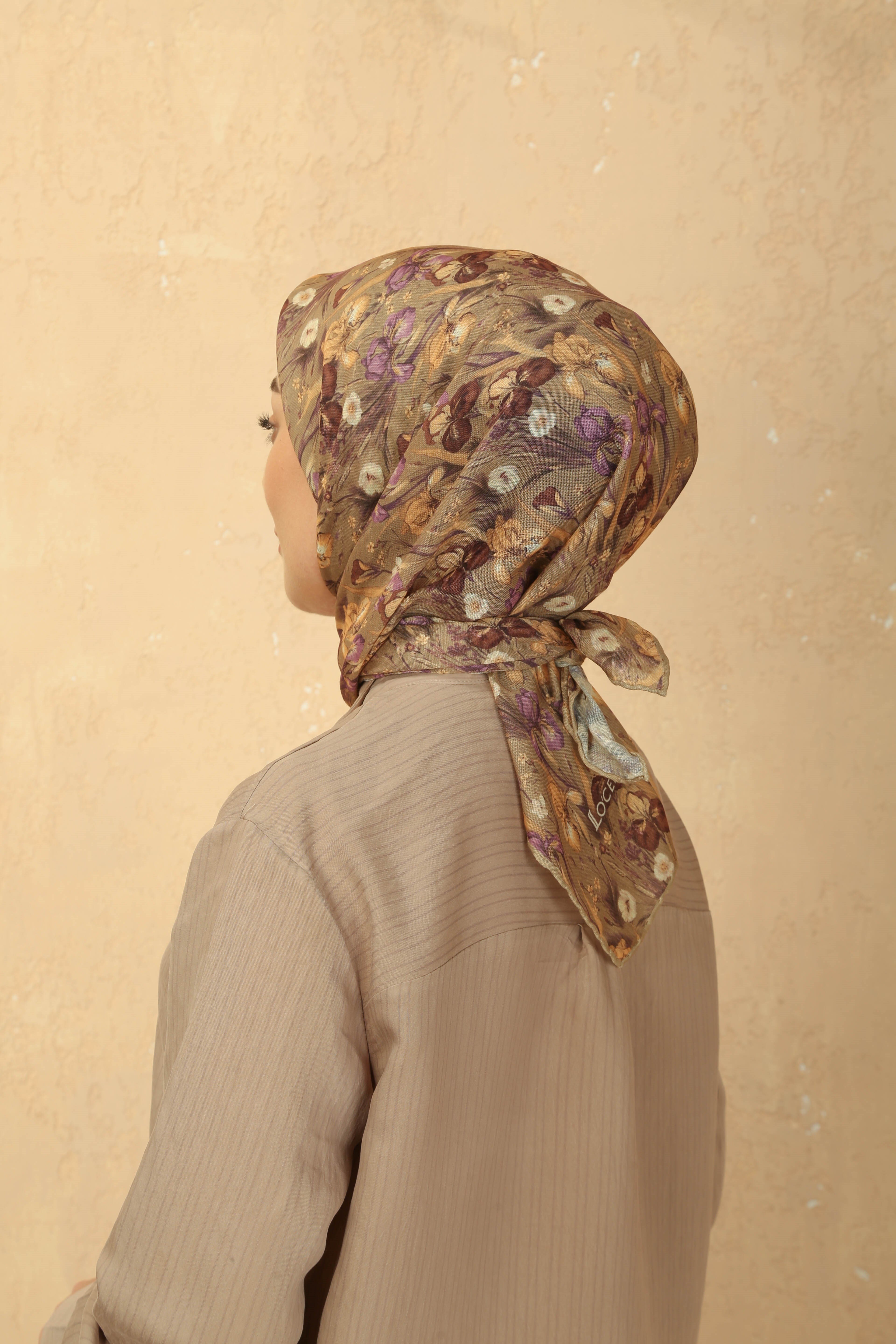 Locella Soft Pamuk Eşarp Yeşil