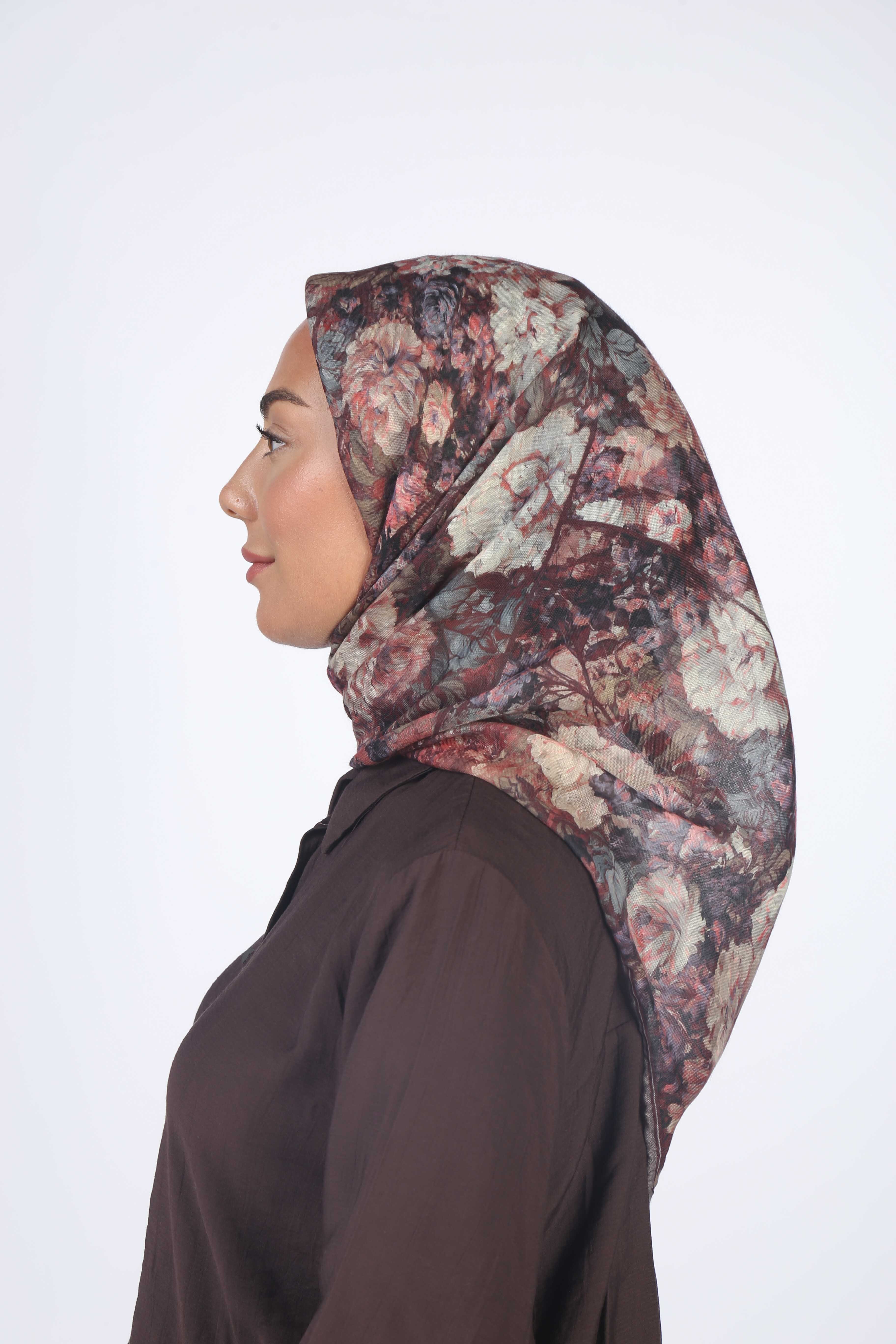 Locella Soft Pamuk Eşarp Vişne