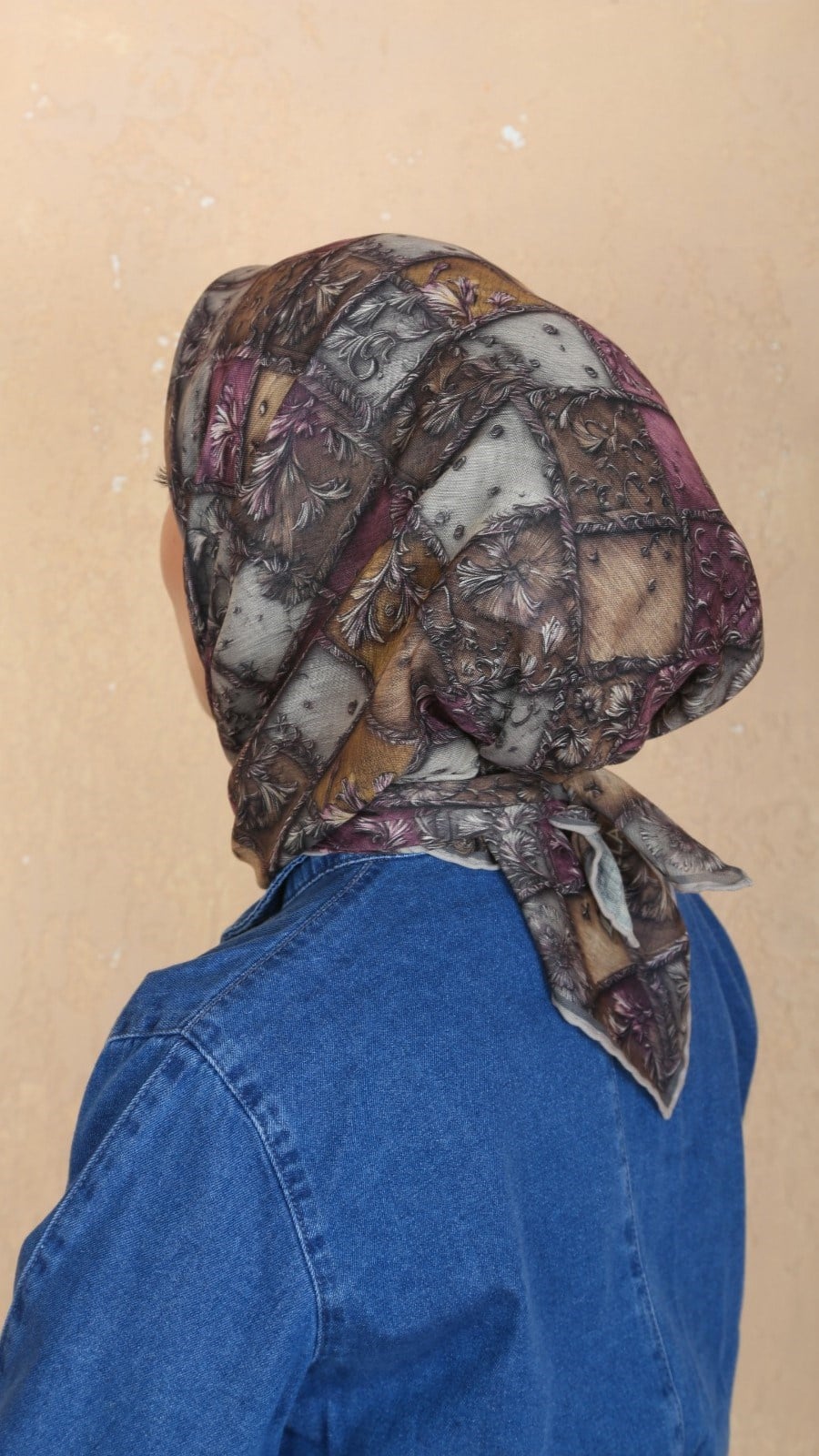 Locella Soft Pamuk Eşarp Kahve