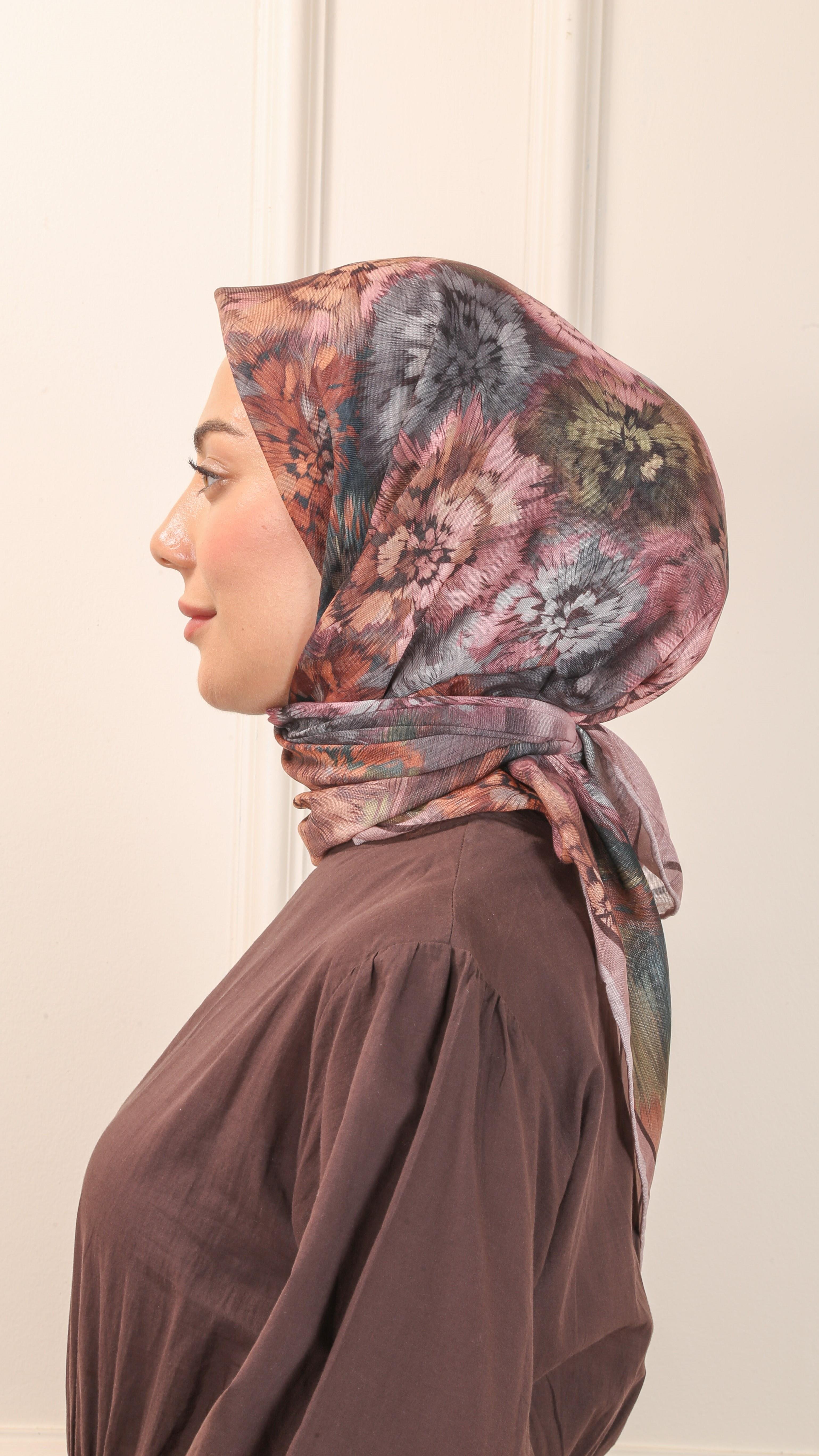 Locella Soft Pamuk Eşarp Gül Pembe-3