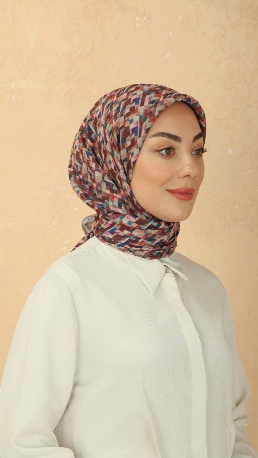 Locella Soft Pamuk Eşarp Çok Renkli