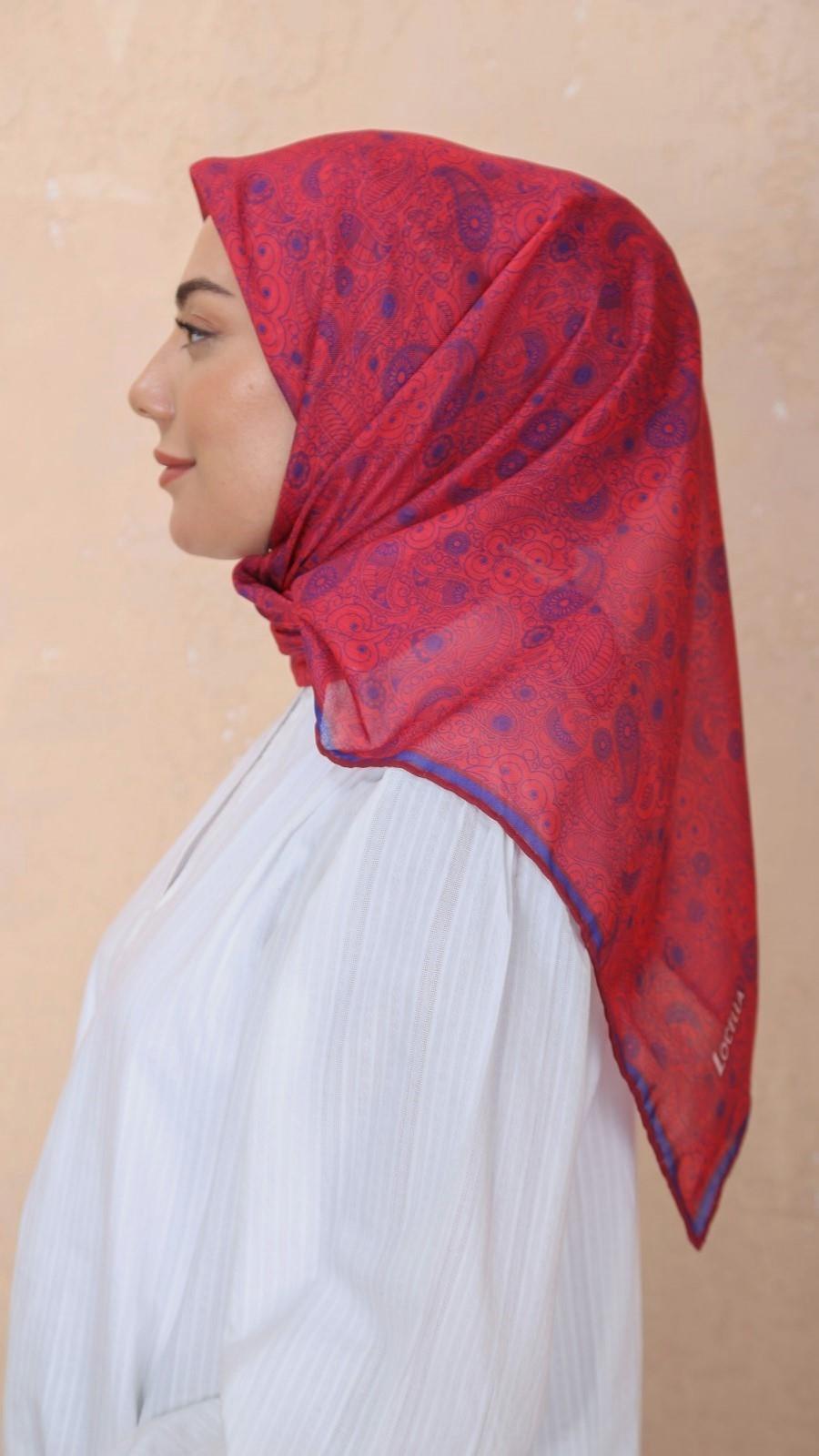 Locella Soft Pamuk Eşarp Fuşya-21