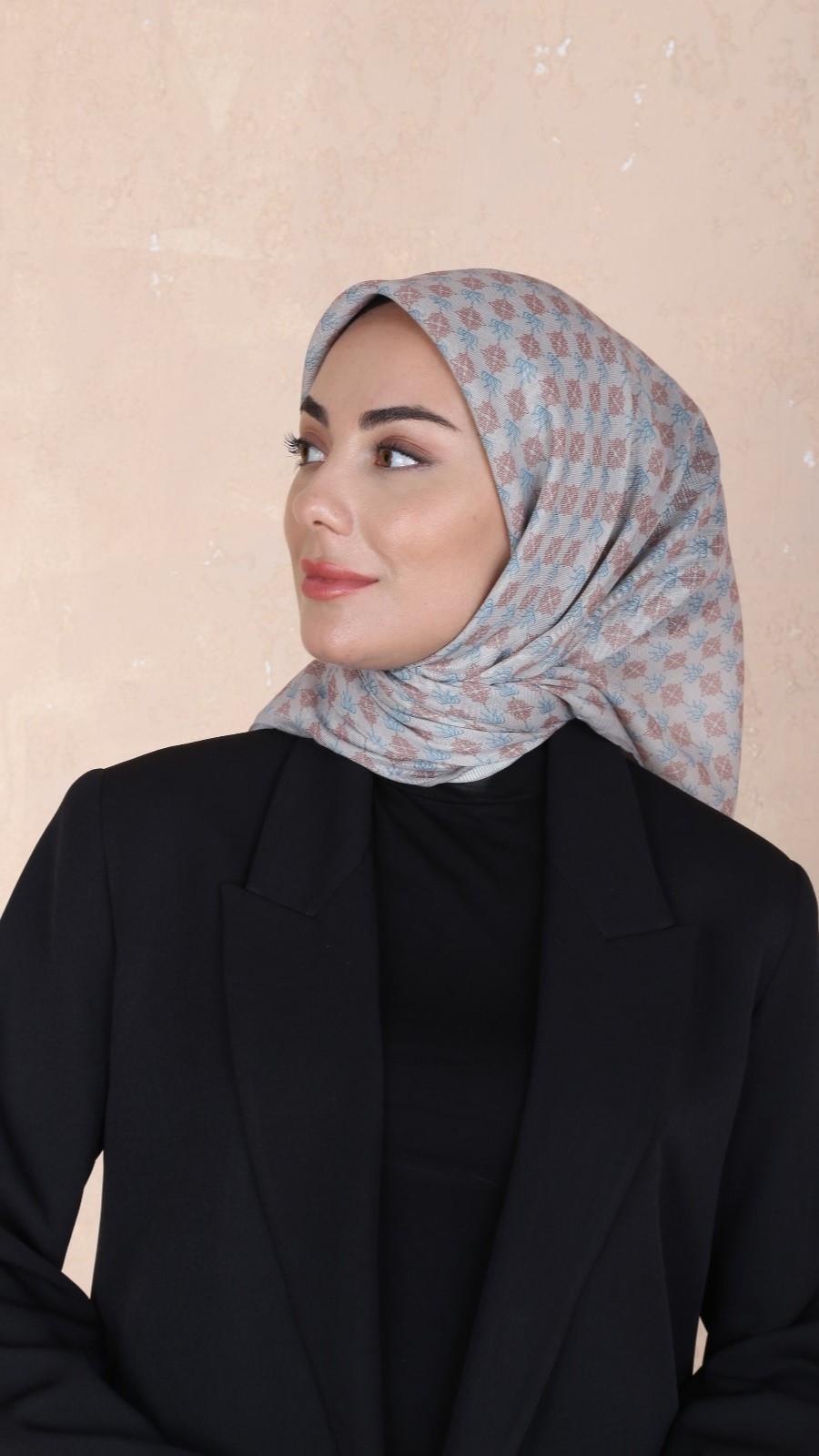 Locella Soft Pamuk Eşarp Açık Vizon-1