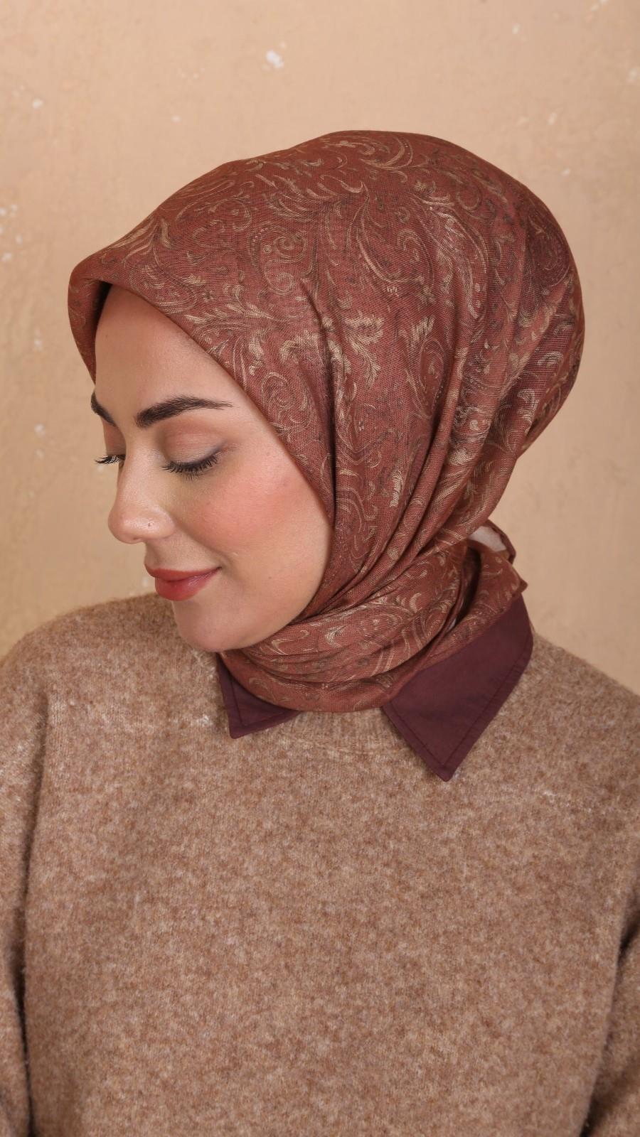 Locella Soft Pamuk Eşarp Tarçın