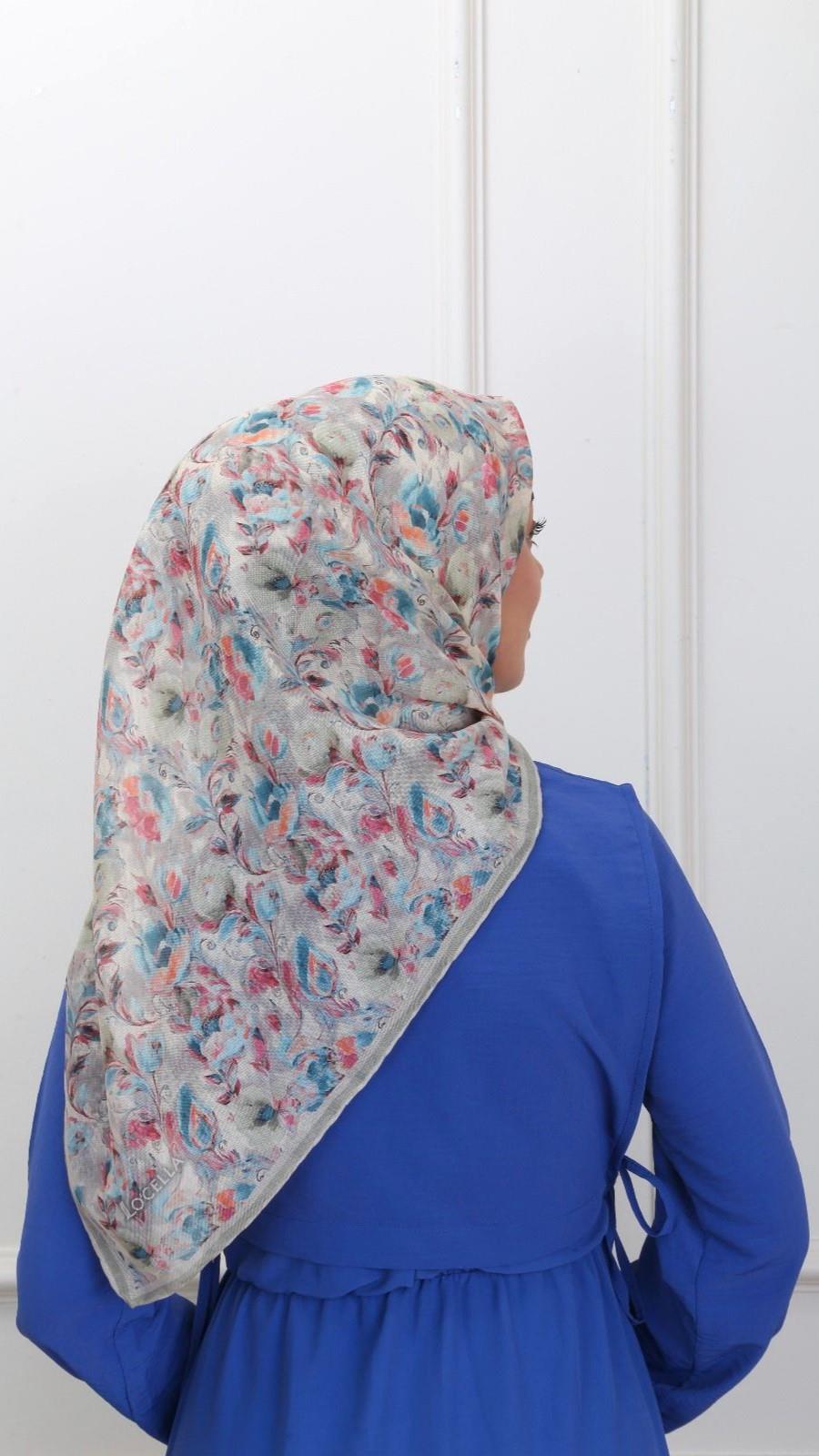 Locella Soft Pamuk Eşarp Yeşil-6