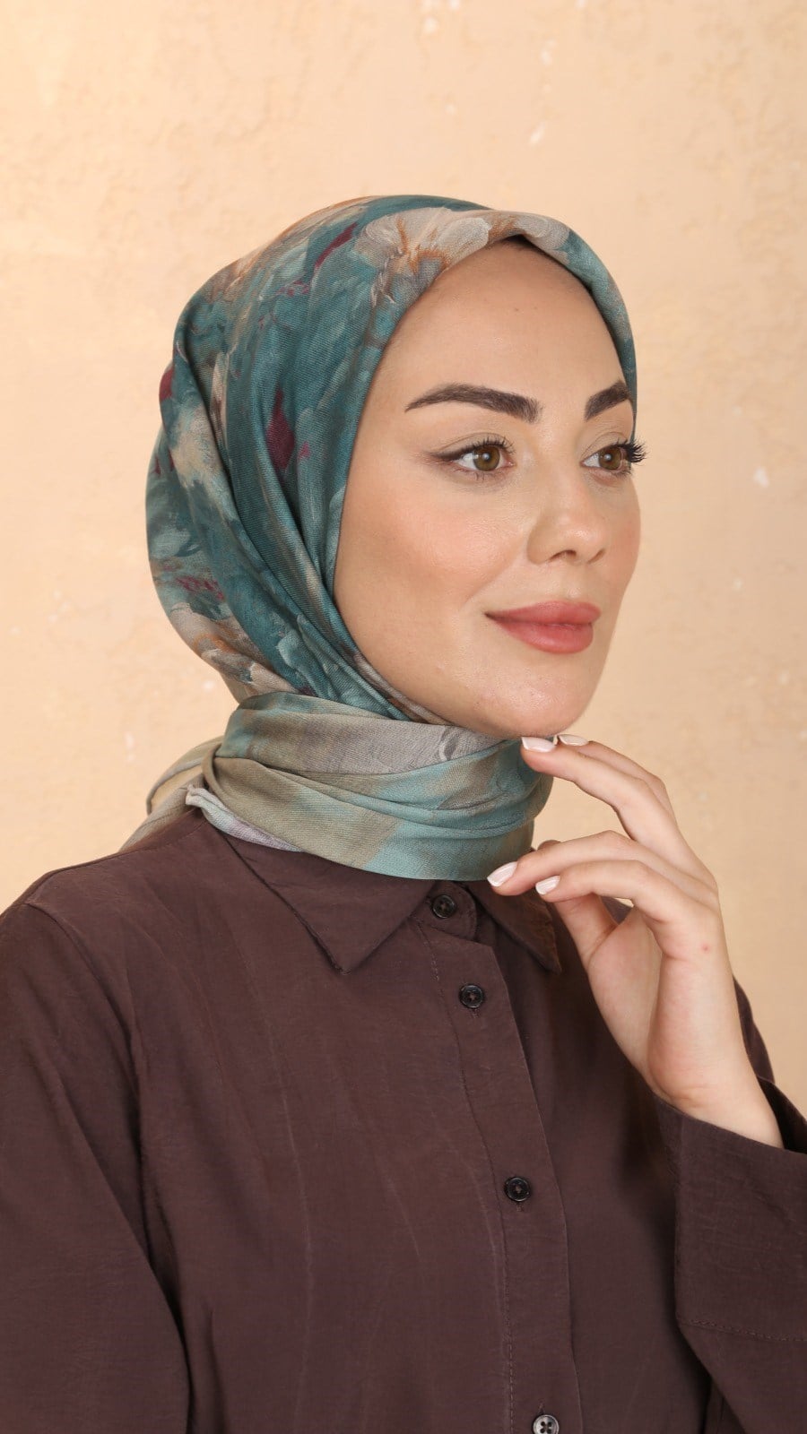 Locella Soft Pamuk Eşarp Mint