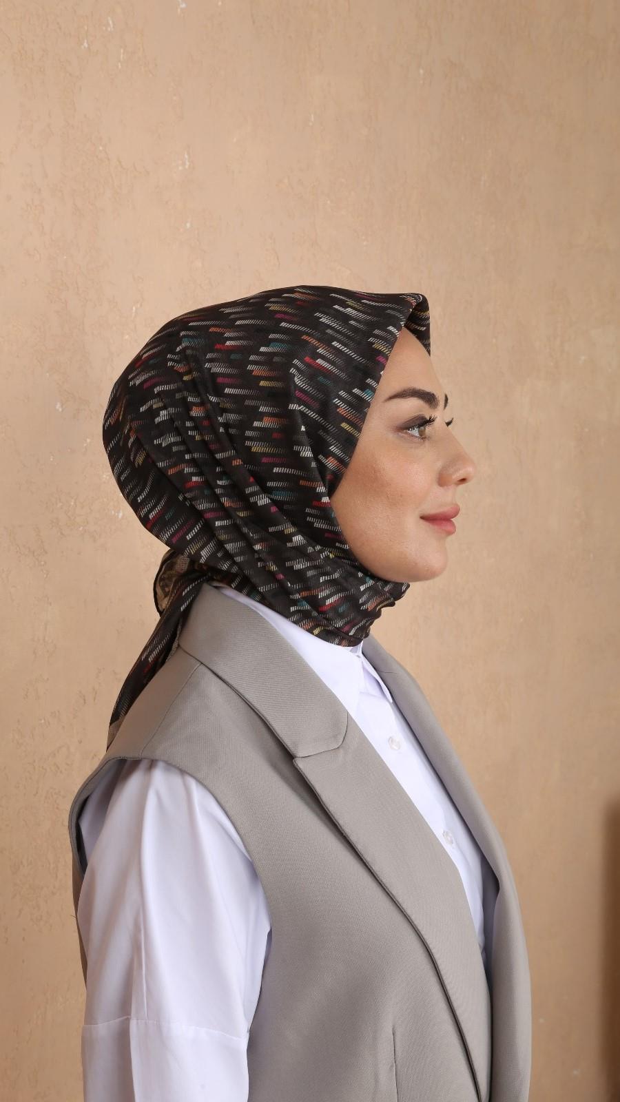 Locella Soft Pamuk Eşarp Acı Kahve-4