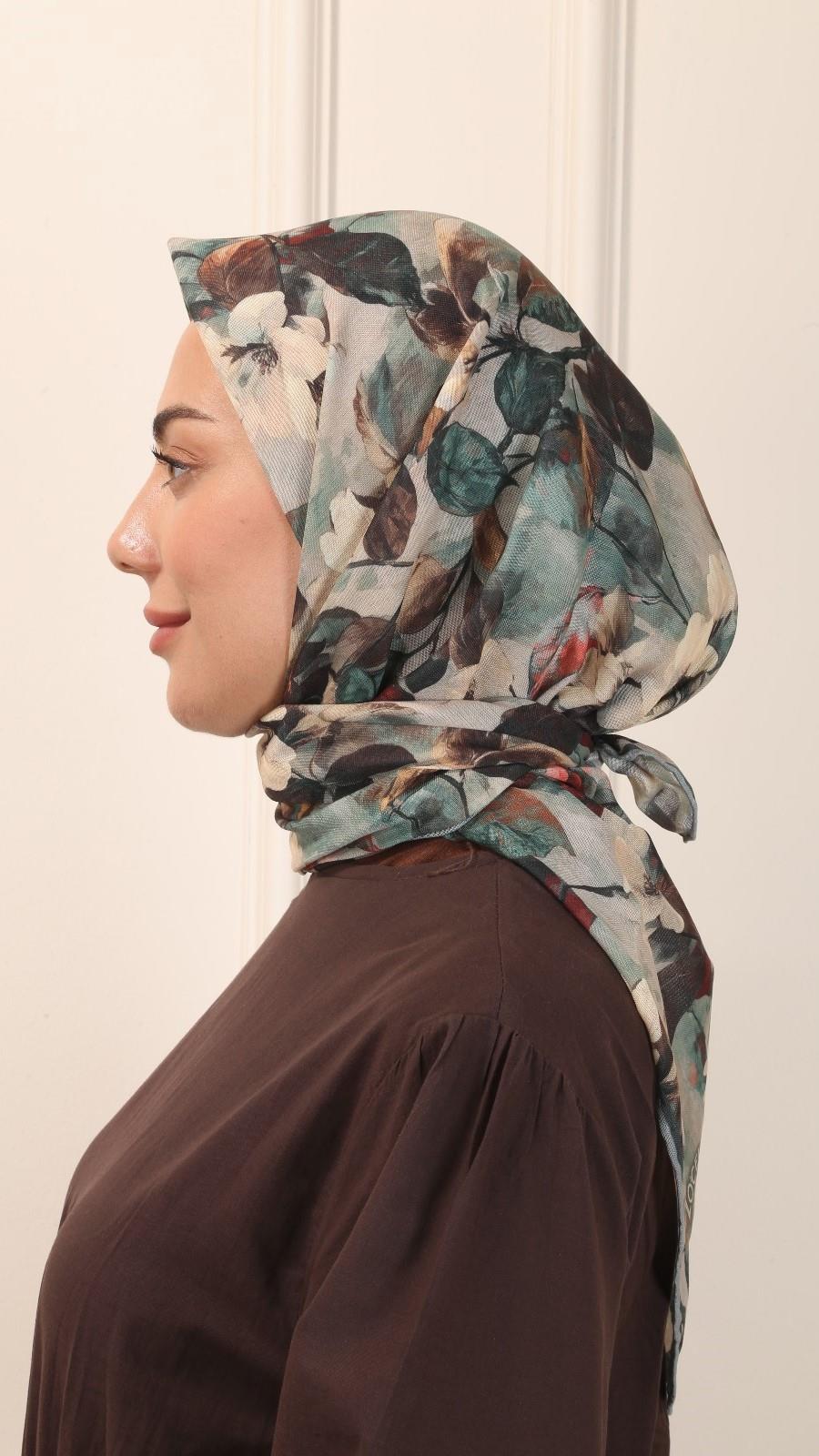 Locella Soft Pamuk Eşarp Mint Yeşili-8