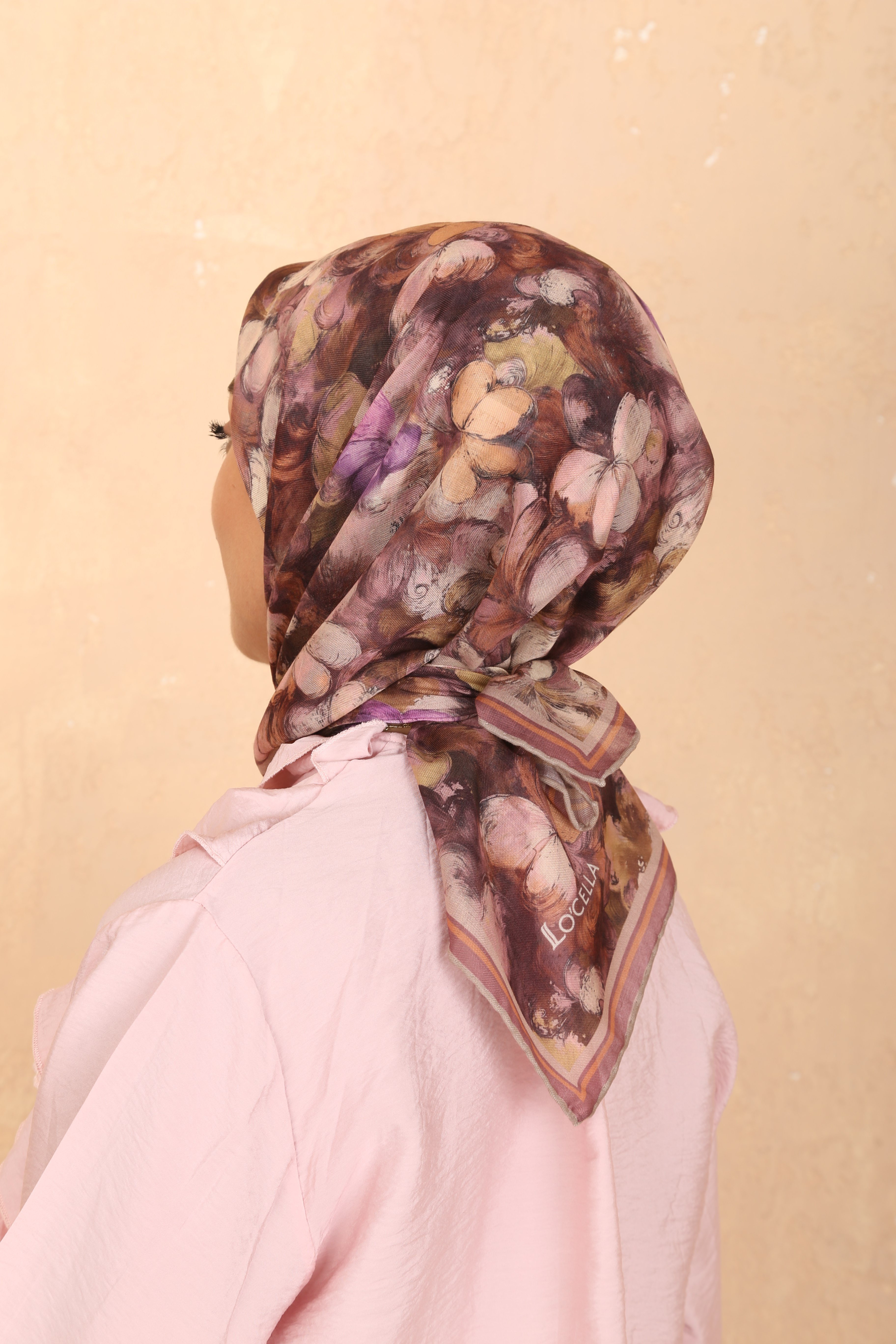 Locella Soft Pamuk Eşarp Pembe
