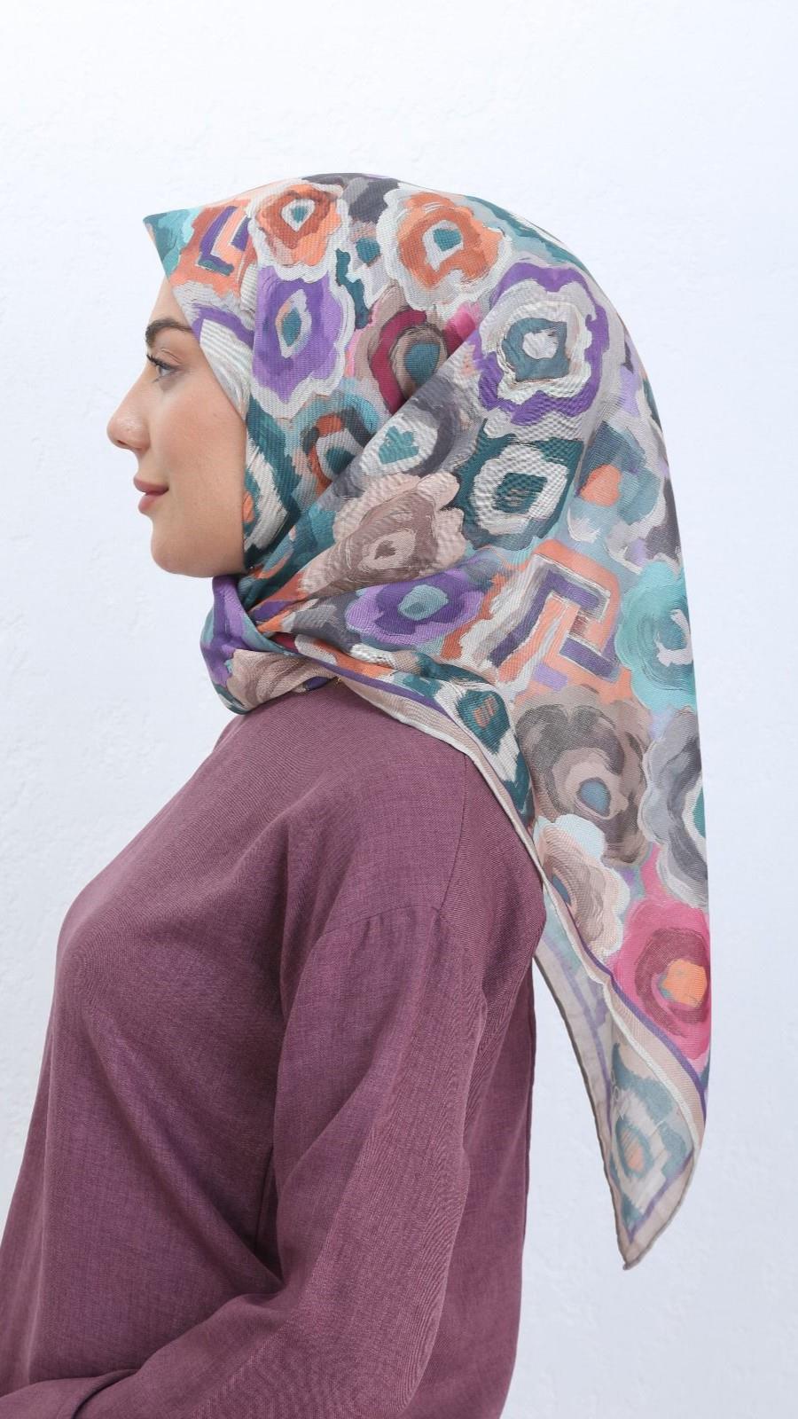 Locella Soft Pamuk Eşarp Bej-3