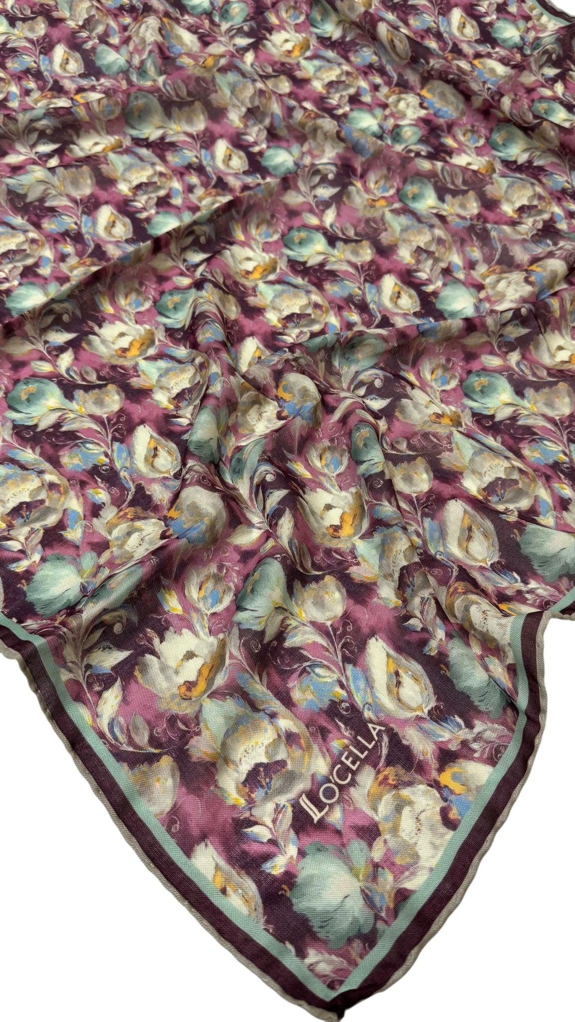 Locella Soft Pamuk Eşarp Mürdüm-12