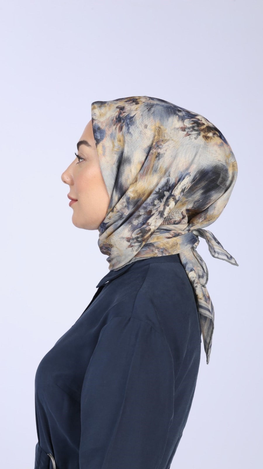 Locella Soft Pamuk Eşarp Gri